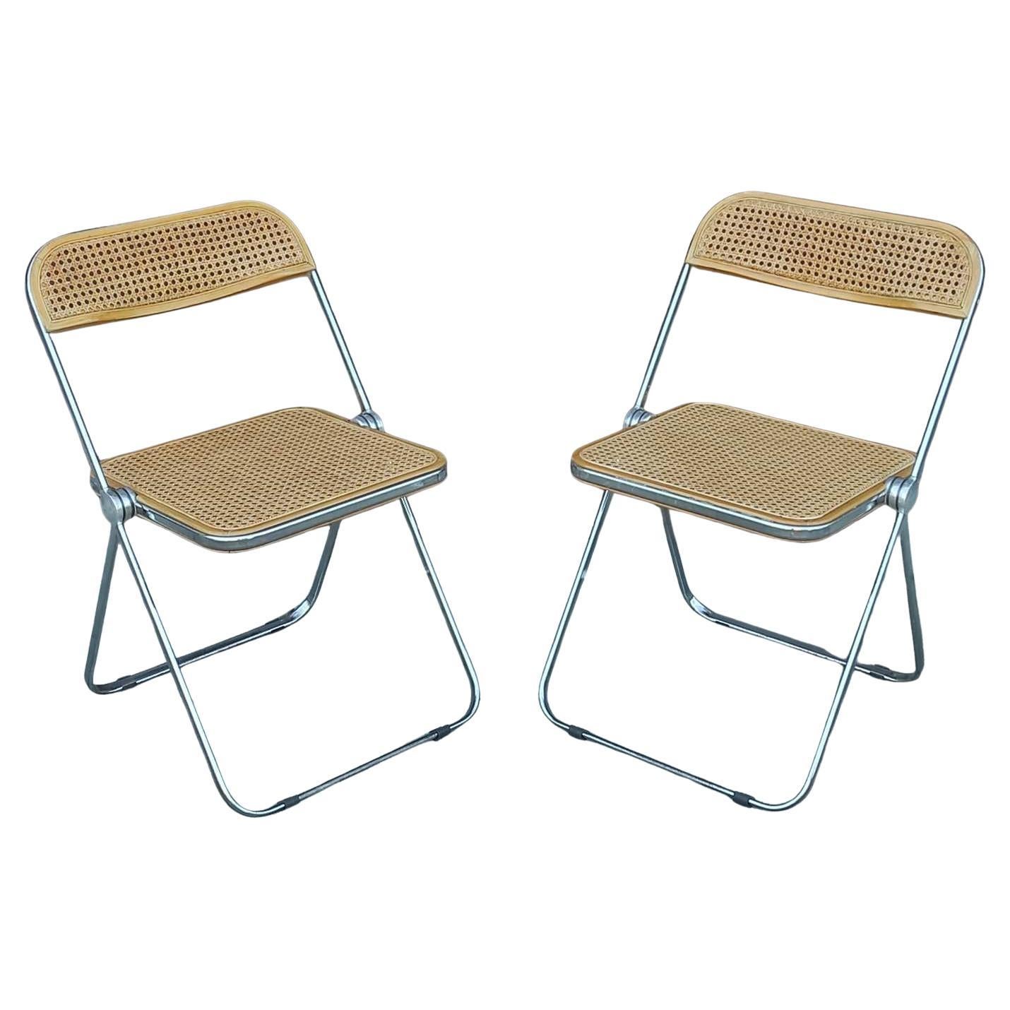 Qne Off Dos Giancarlo Piretti Silla Plegable Plia Para Castelli 1967 en venta