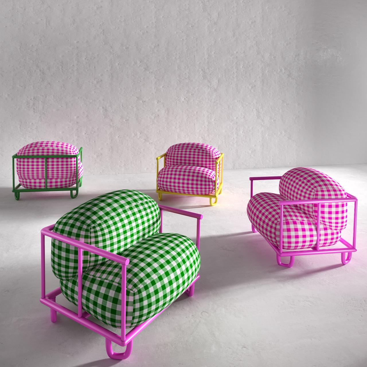 Contemporary Koki Design House Penny Chair For Sale