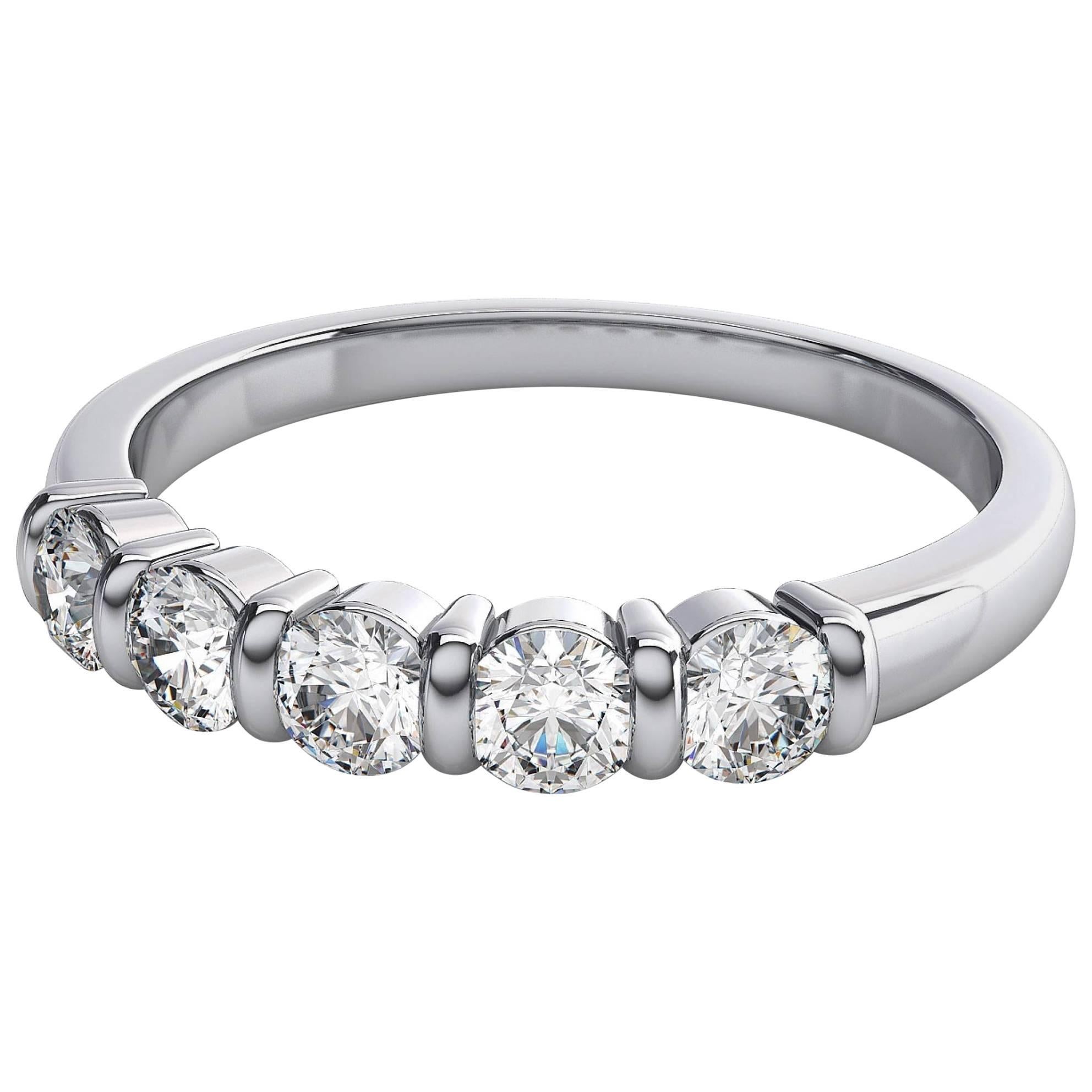 Quad Diamond Bespoke Engagement Ring For Sale