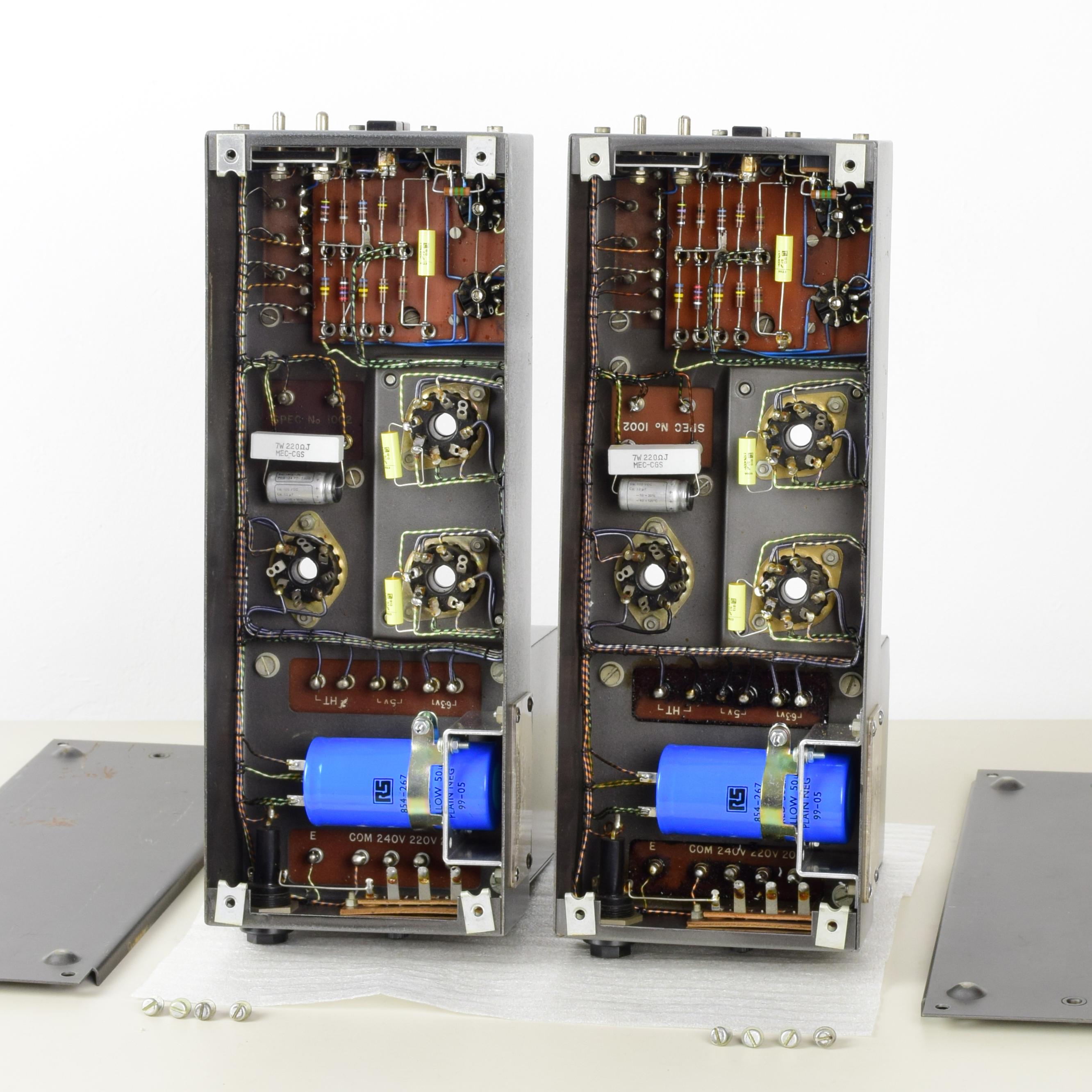 Metal Quad II Amplifier Pair, 1953, Superb Power Amps, Serviced and Fully Functioning