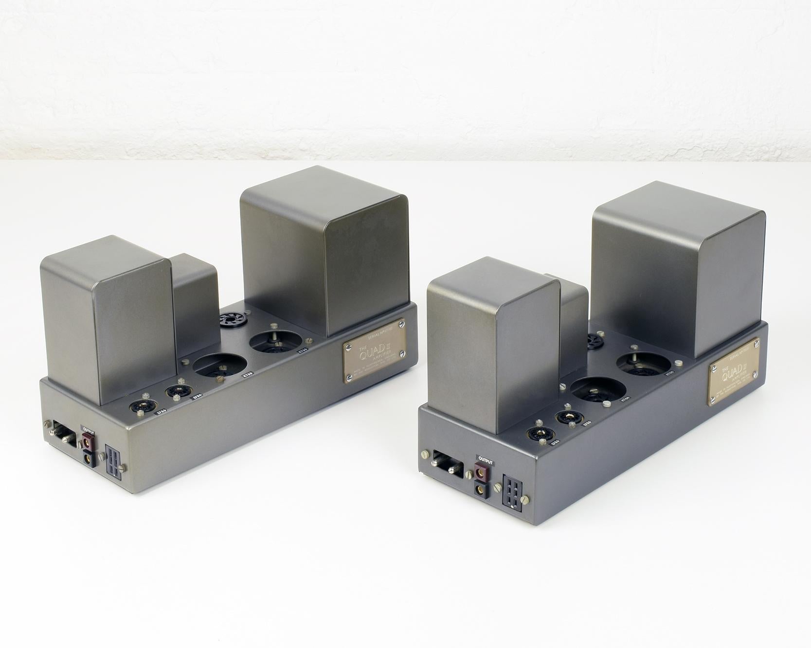 Quad II Amplifiers, 1953, Superb Pair of Power Amps, Original KT66 Valves/Tubes 5