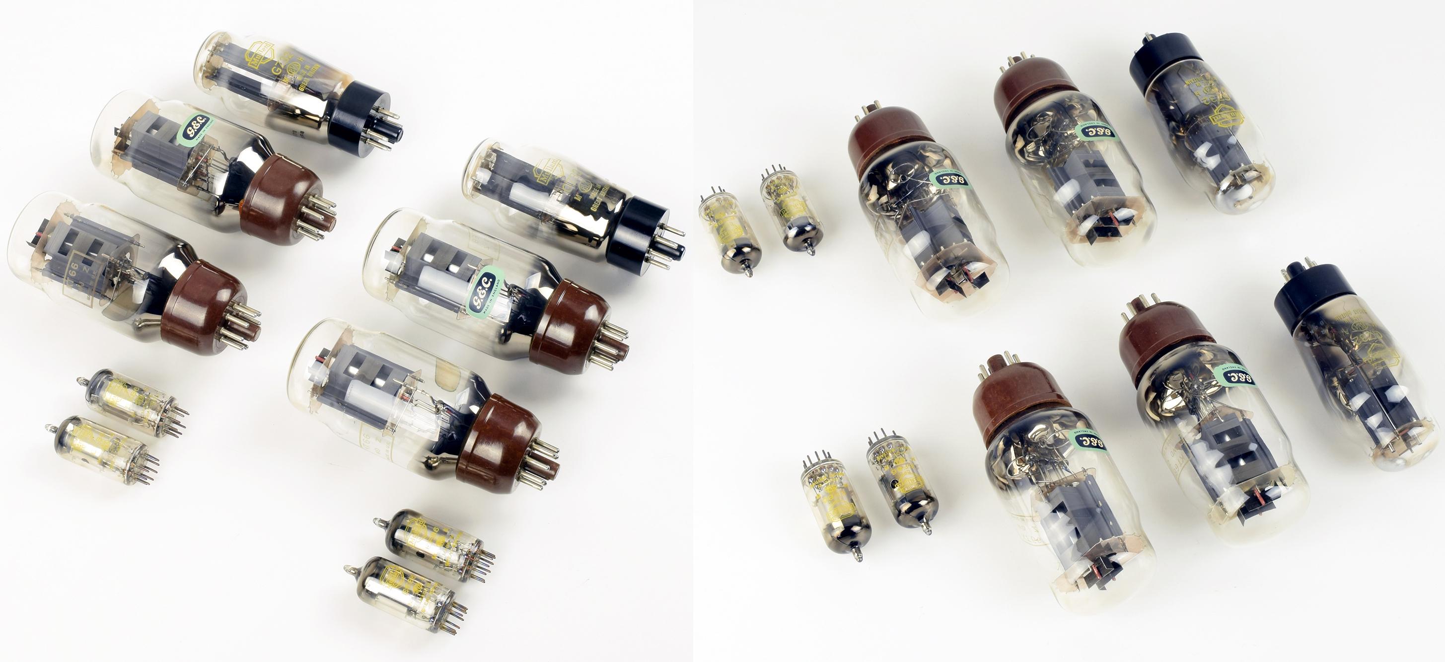 Quad II Amplifiers, 1953, Superb Pair of Power Amps, Original KT66 Valves/Tubes 7