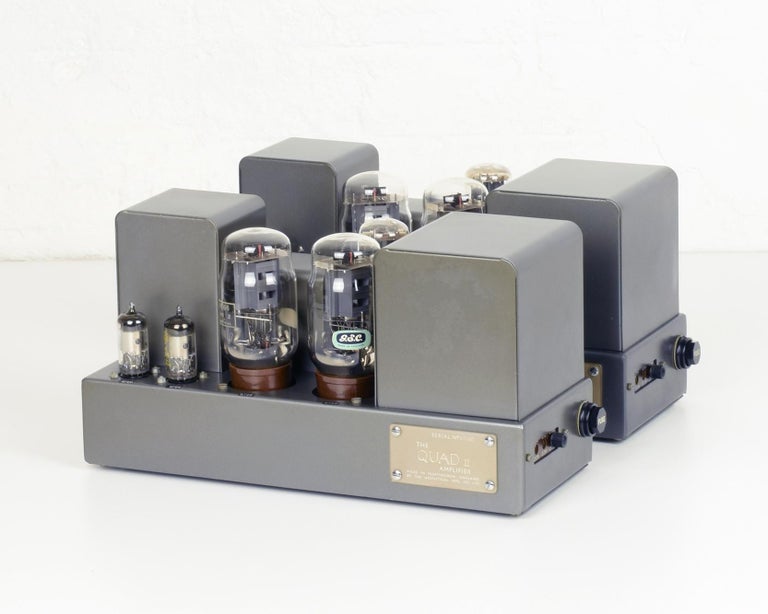 Quad II Amplifiers, 1953, Superb Pair of Power Amps, Original KT66