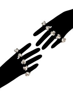 Quad Knuckle Rosette Ring