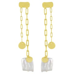 Quad Pearl Drop Earrings