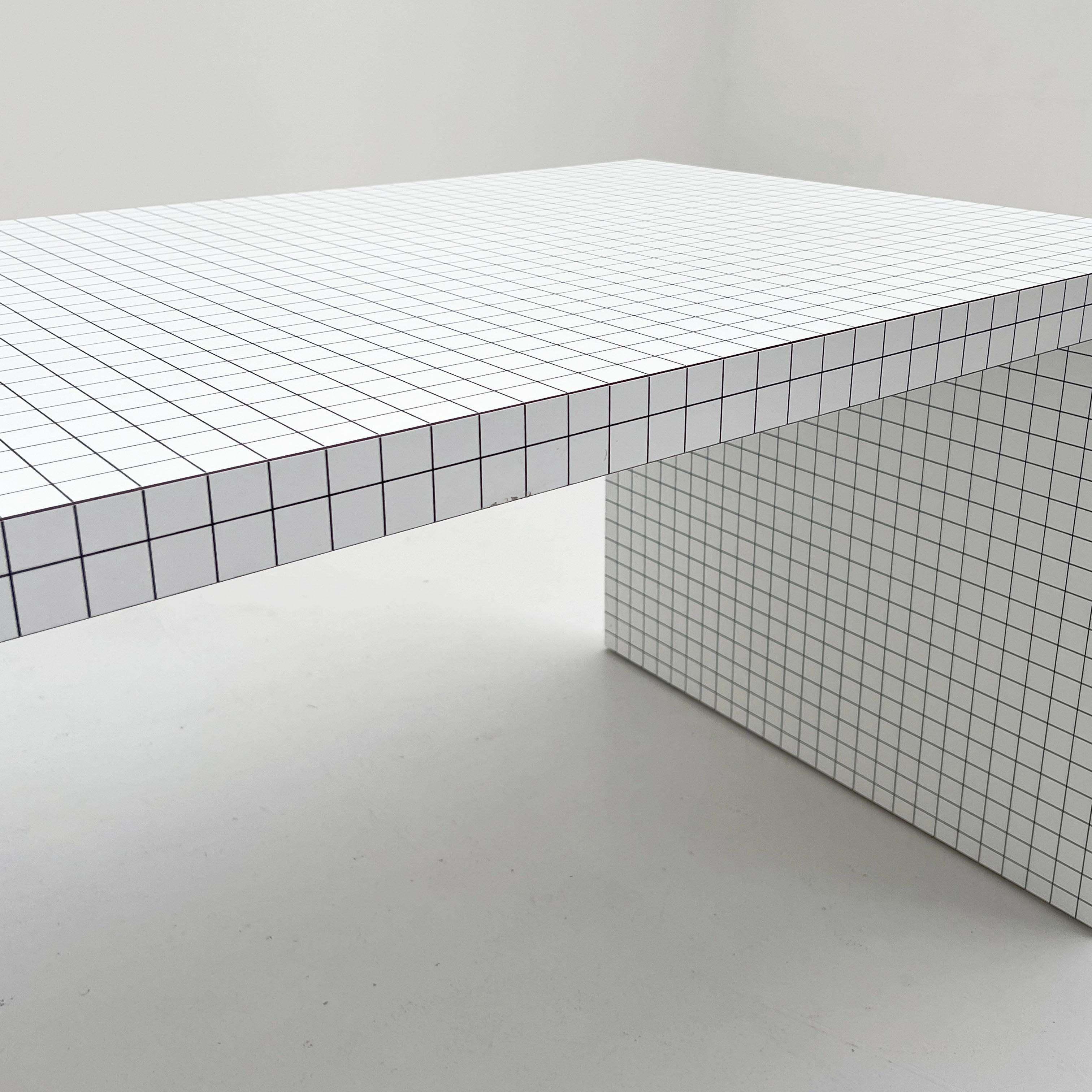 Quaderna Desk by Superstudio for Zanotta, 1970s In Good Condition In Ixelles, Bruxelles