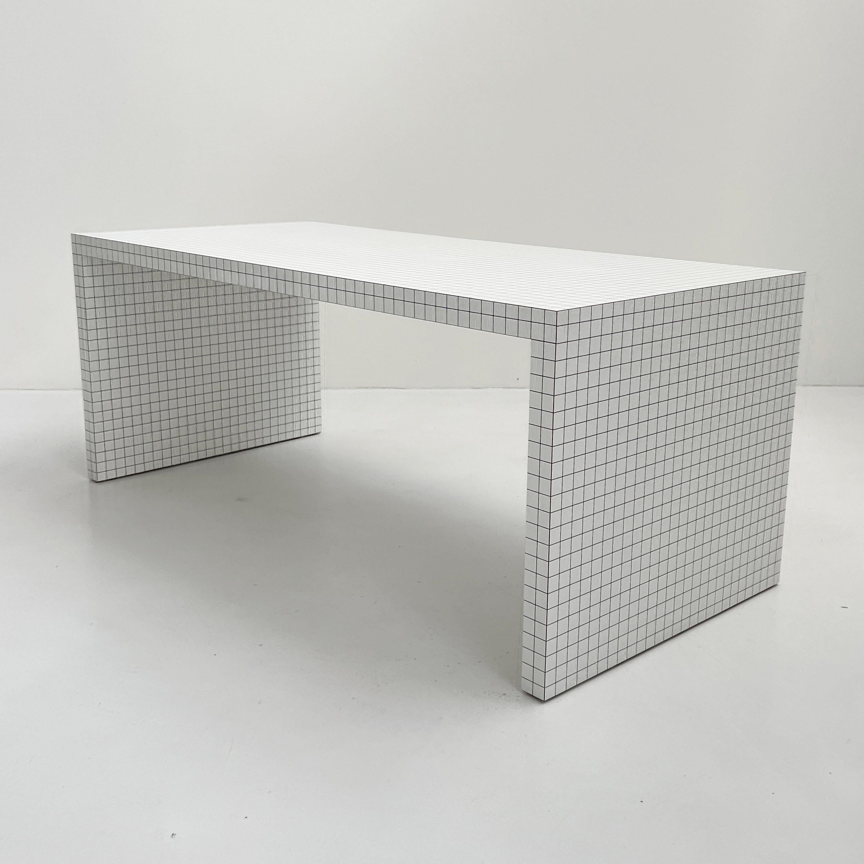 Laminate Quaderna Desk by Superstudio for Zanotta, 1970s
