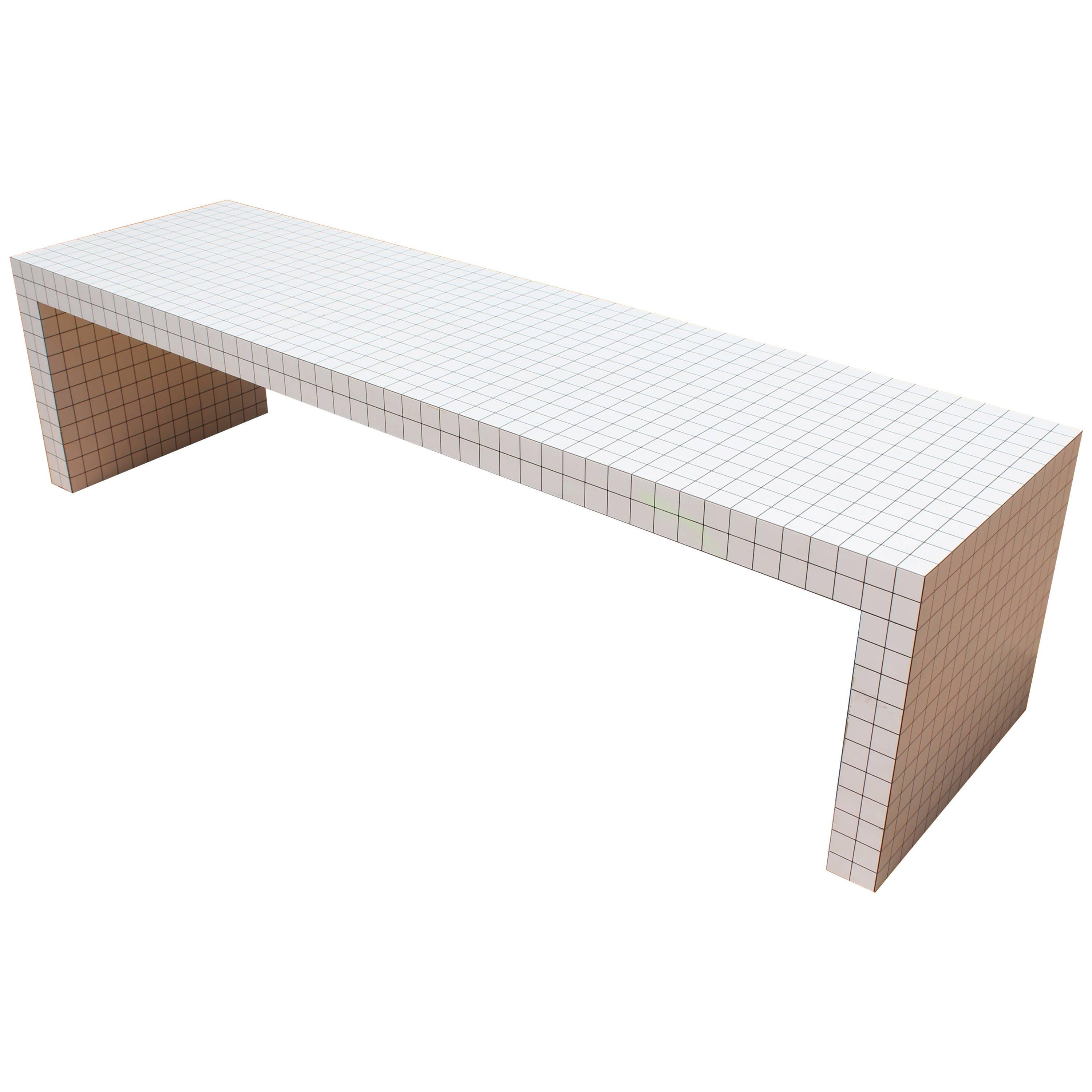 Quaderna Rectangular Coffee Table by Superstudio for Zanotta