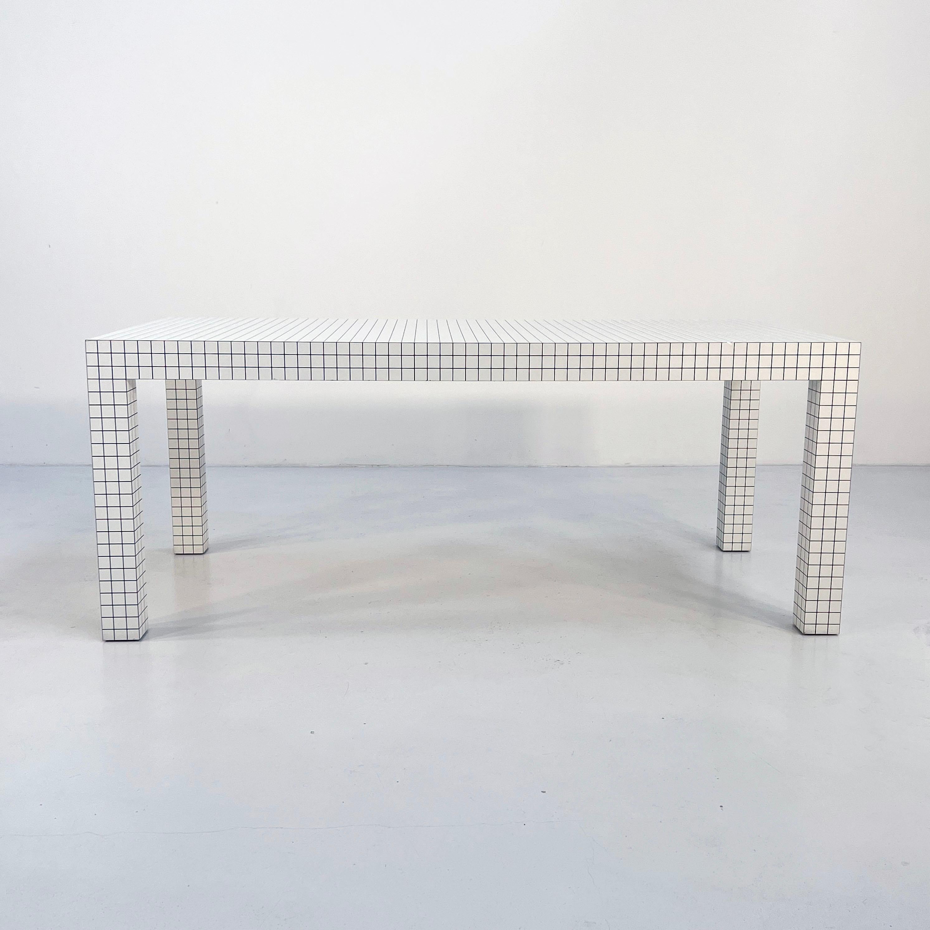 Italian Quaderna Table 180x90cm by Superstudio for Zanotta, 1970s