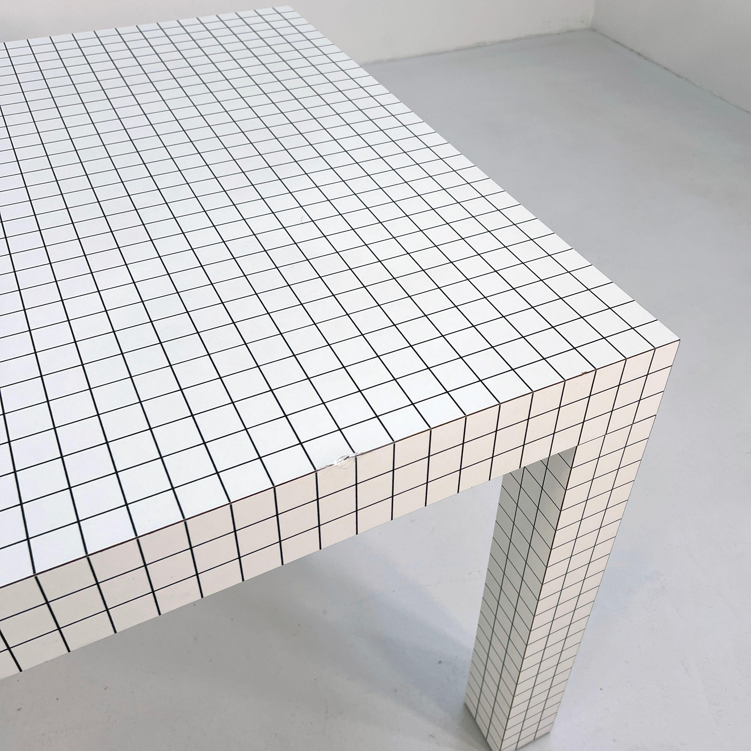 Quaderna Table 180x90cm by Superstudio for Zanotta, 1970s 2