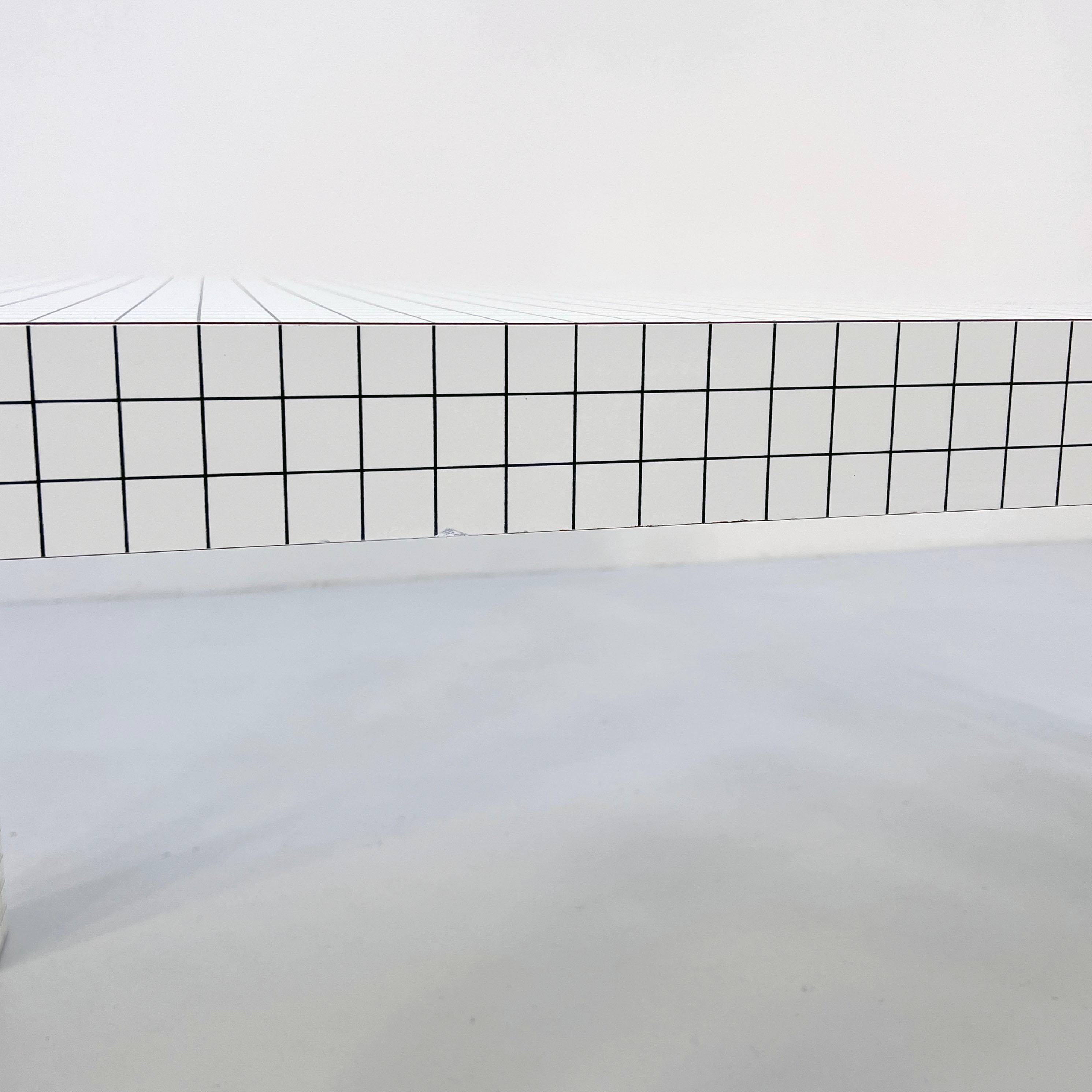 Quaderna Table 180x90cm by Superstudio for Zanotta, 1970s 3
