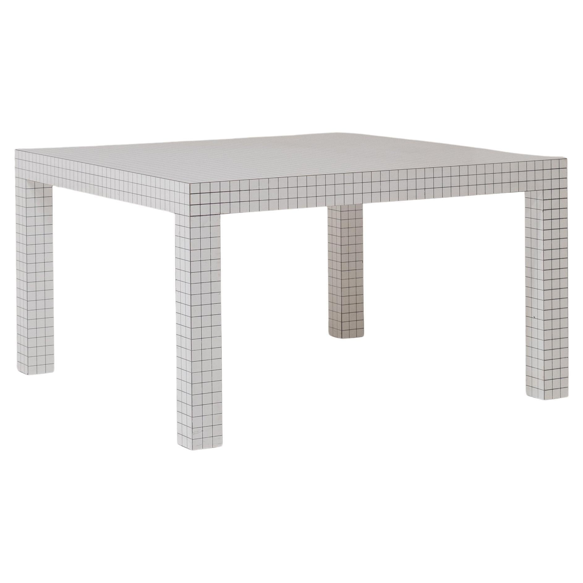 Iconic Quaderna Dining Table by Superstudio for Zanotta, Italy, 1970