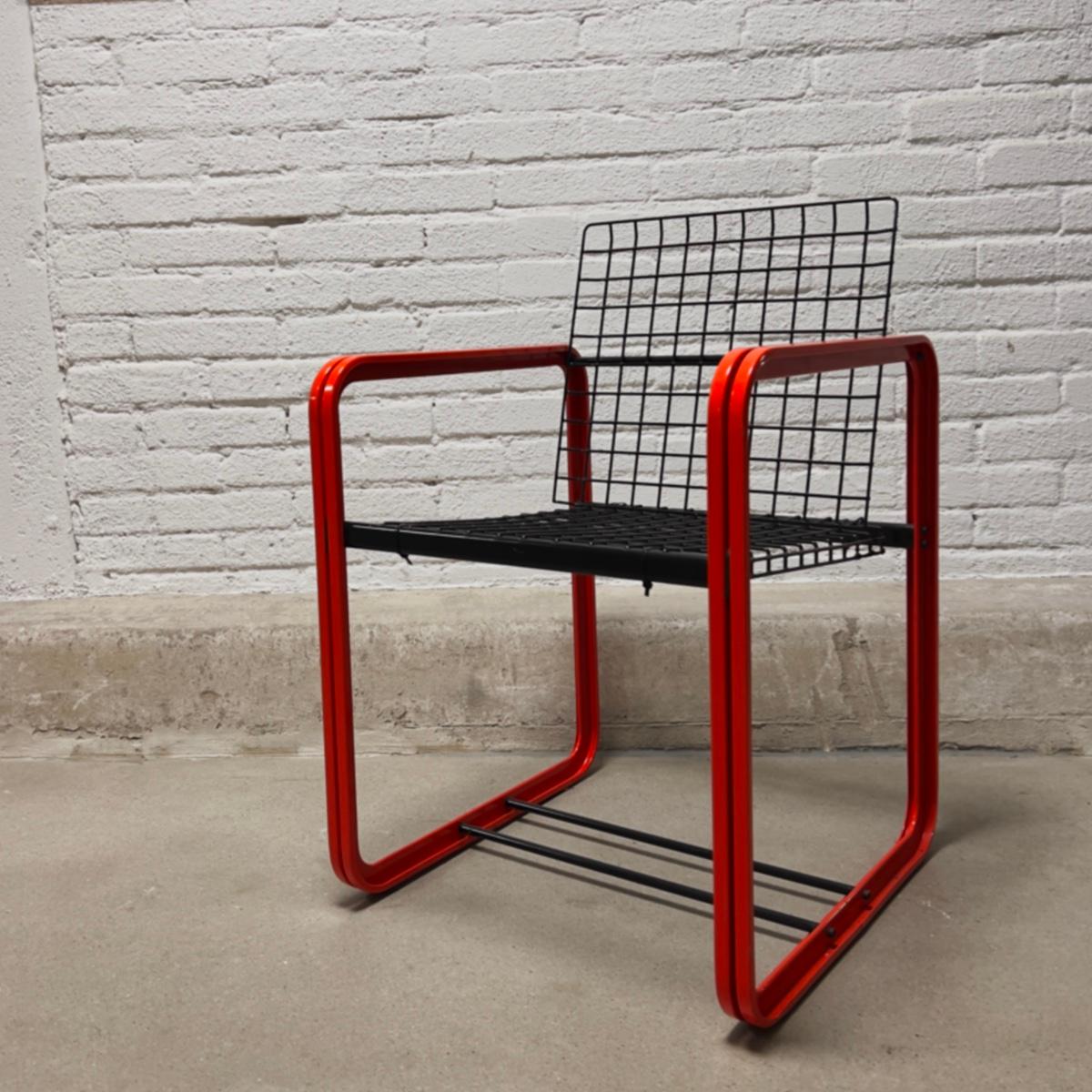 Quadra Chair from Gigante,  Zambusi and Boccato for Seccose Italy 1980s For Sale 1