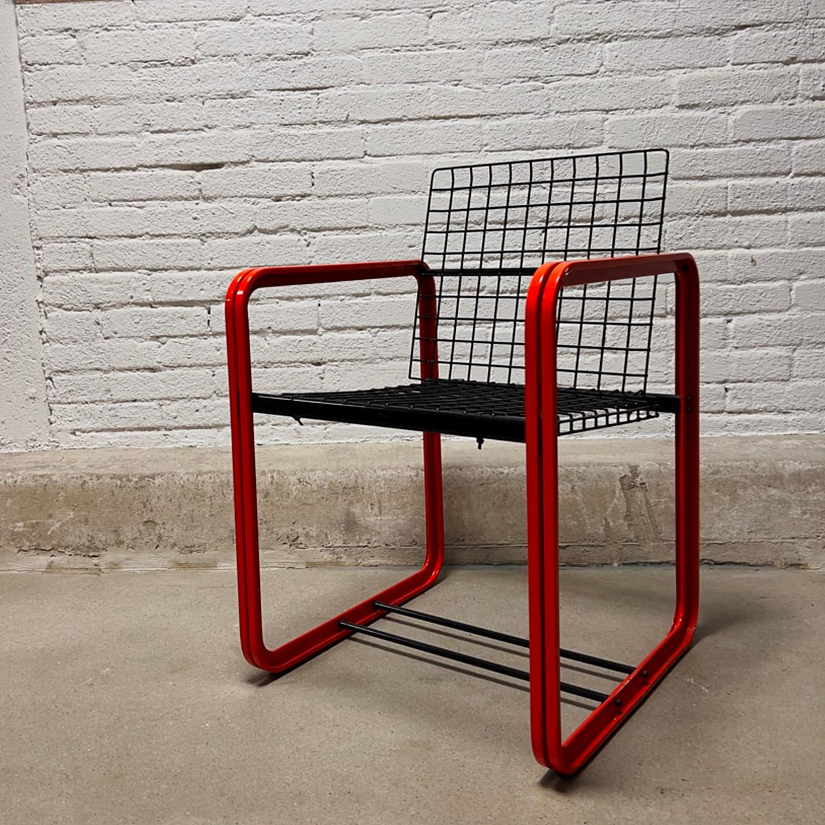 Quadra Chair from Gigante,  Zambusi and Boccato for Seccose Italy 1980s For Sale 3