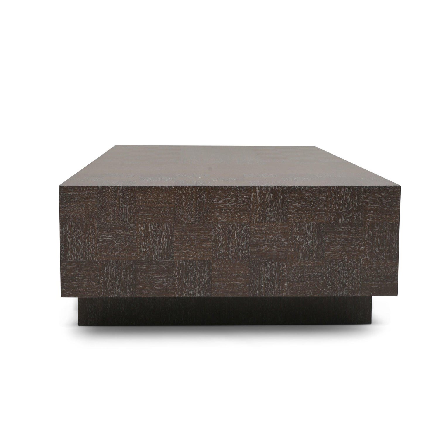 Quadra Coffee Table In Special Edition Cerused Quarter Sawn Walnut
