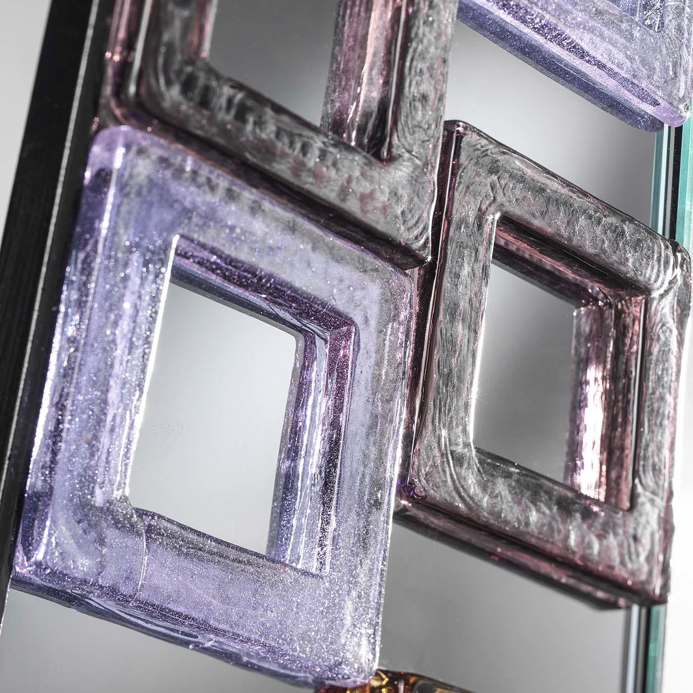 Modern Quadrati Color Mirror by Ongaro & Fuga For Sale