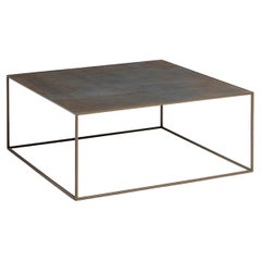 Quadrato Bronze Impronte Coffee Table by Disain1971