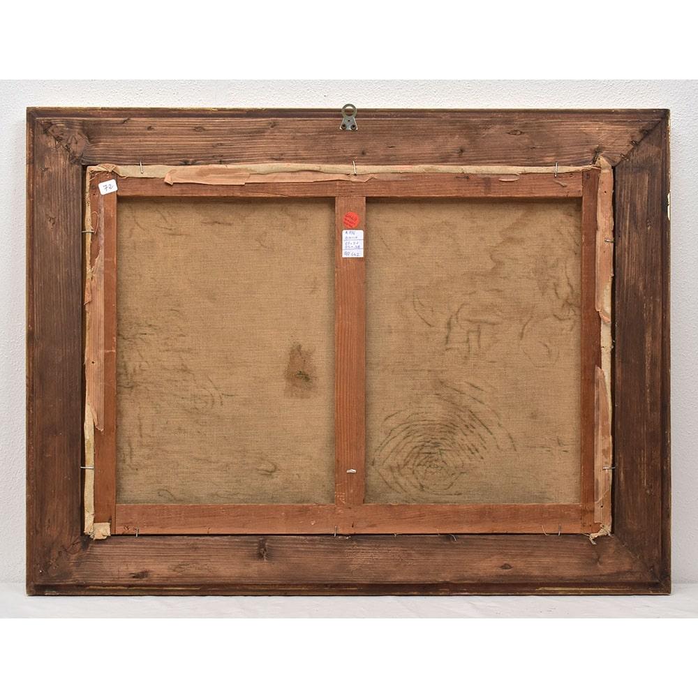 Gemälde Alter Meister, Französische Landschaft mit Fluss, Öl auf Leinwand, Anfang 20 im Angebot 2