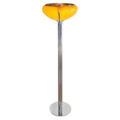 Quadrifoglio Caramel Colored Floor Lamp by Luigi Massoni for Studio G6, Italy