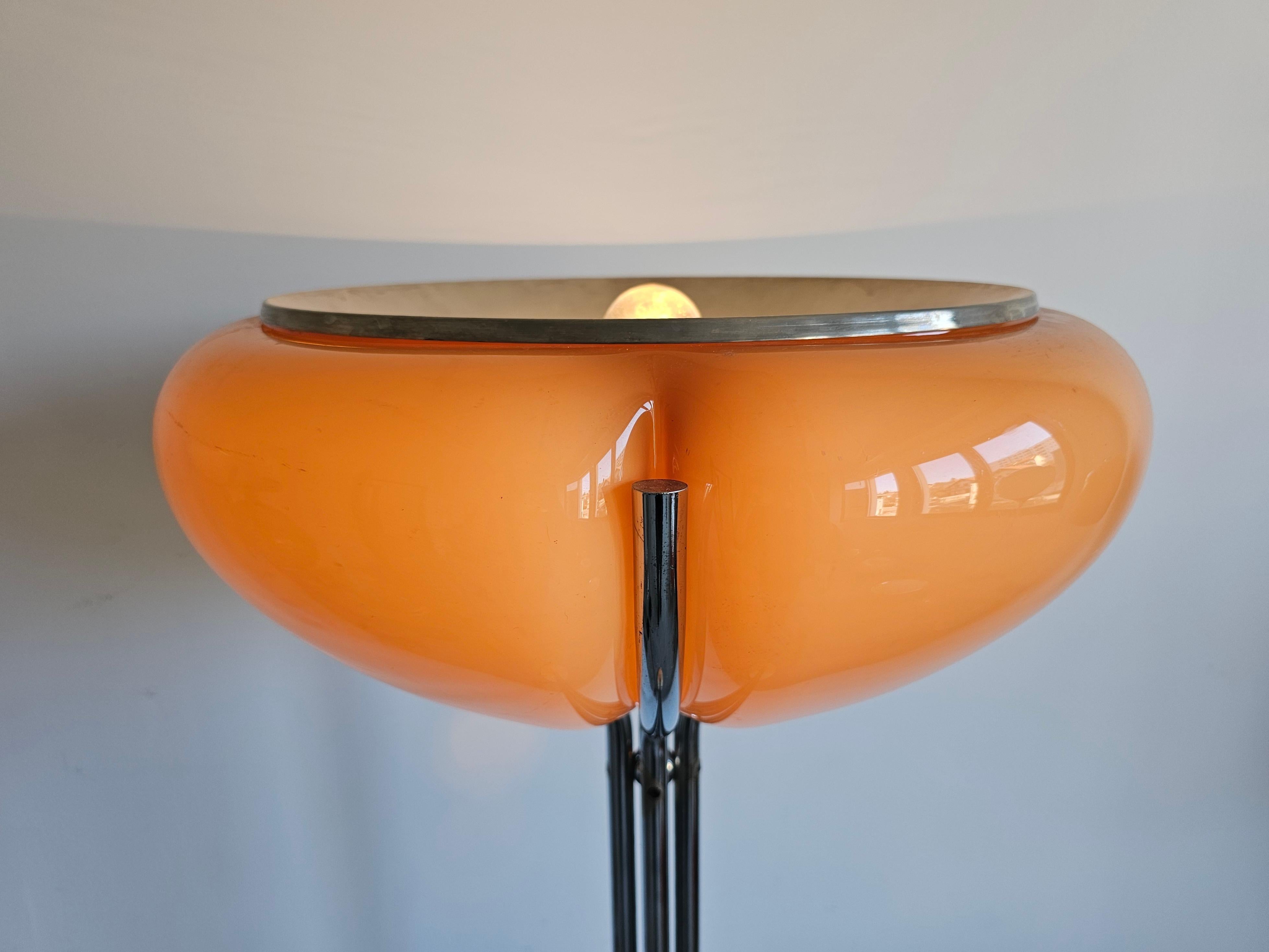 Slovenian Quadrifoglio Floor Lamp designed by Harvey Guzzini, manufactured by Meblo