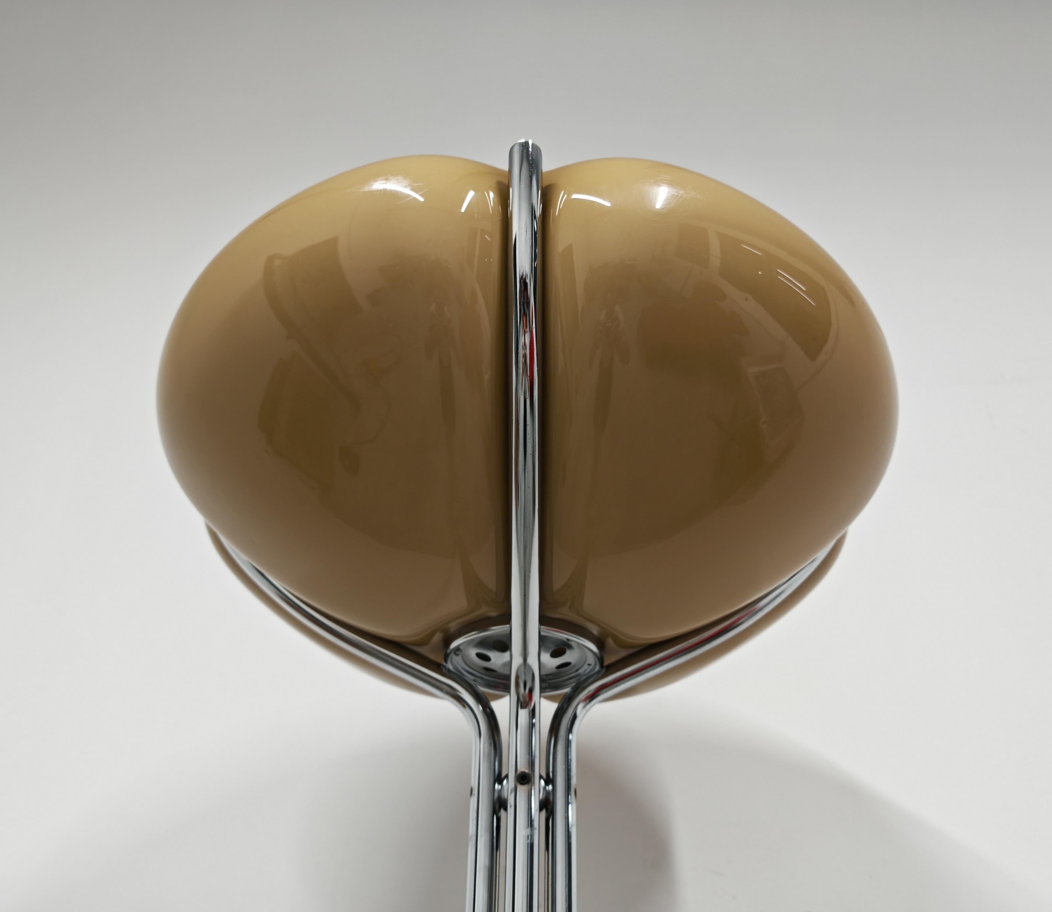 Steel Quadrifoglio Floor Lamp designed by Harvey Guzzini, manufactured by Meblo For Sale