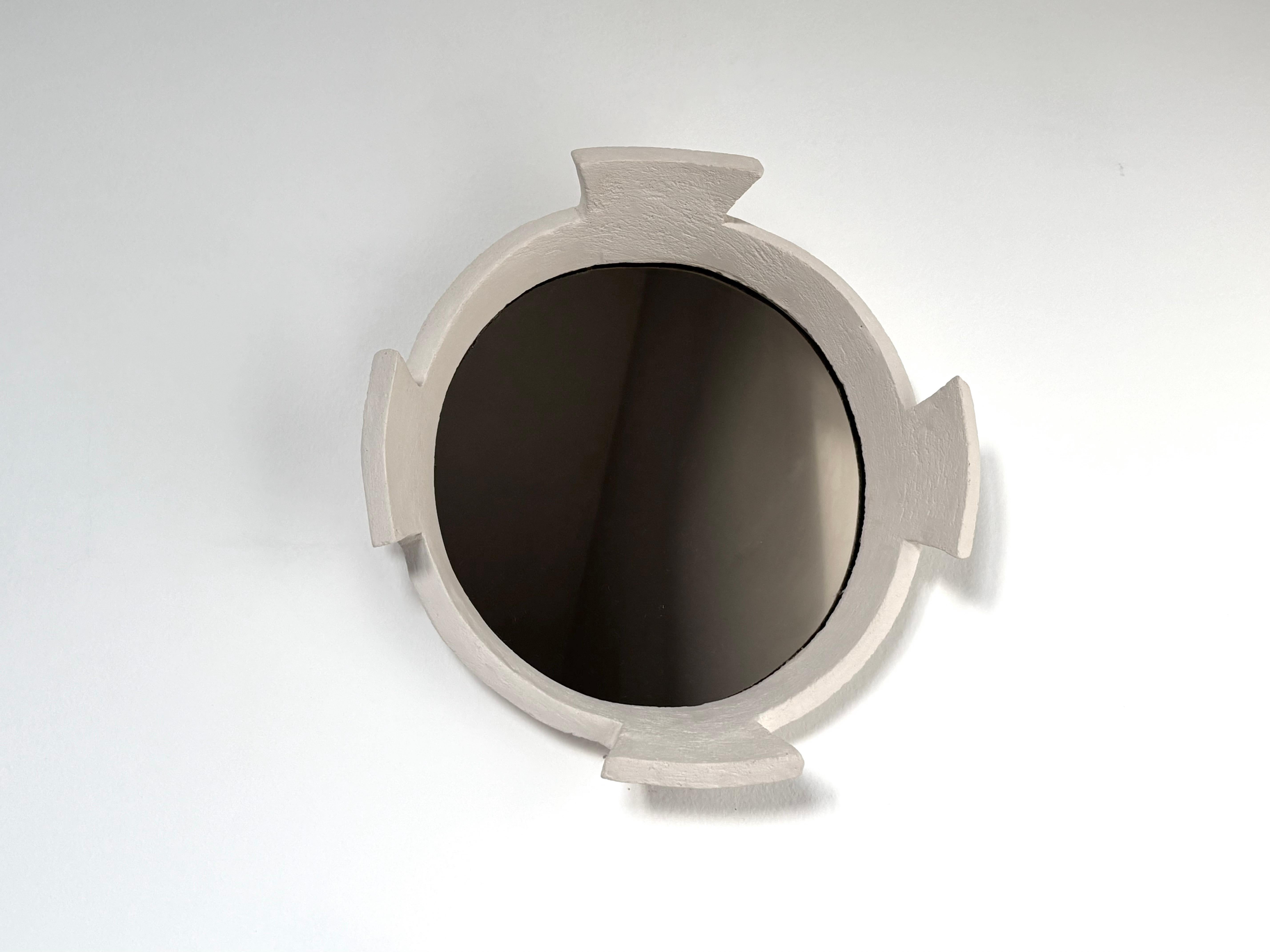 Espejo de cerámica hecho a mano Quadrifoglio de Renzo Maar Siglo XXI y contemporáneo en venta