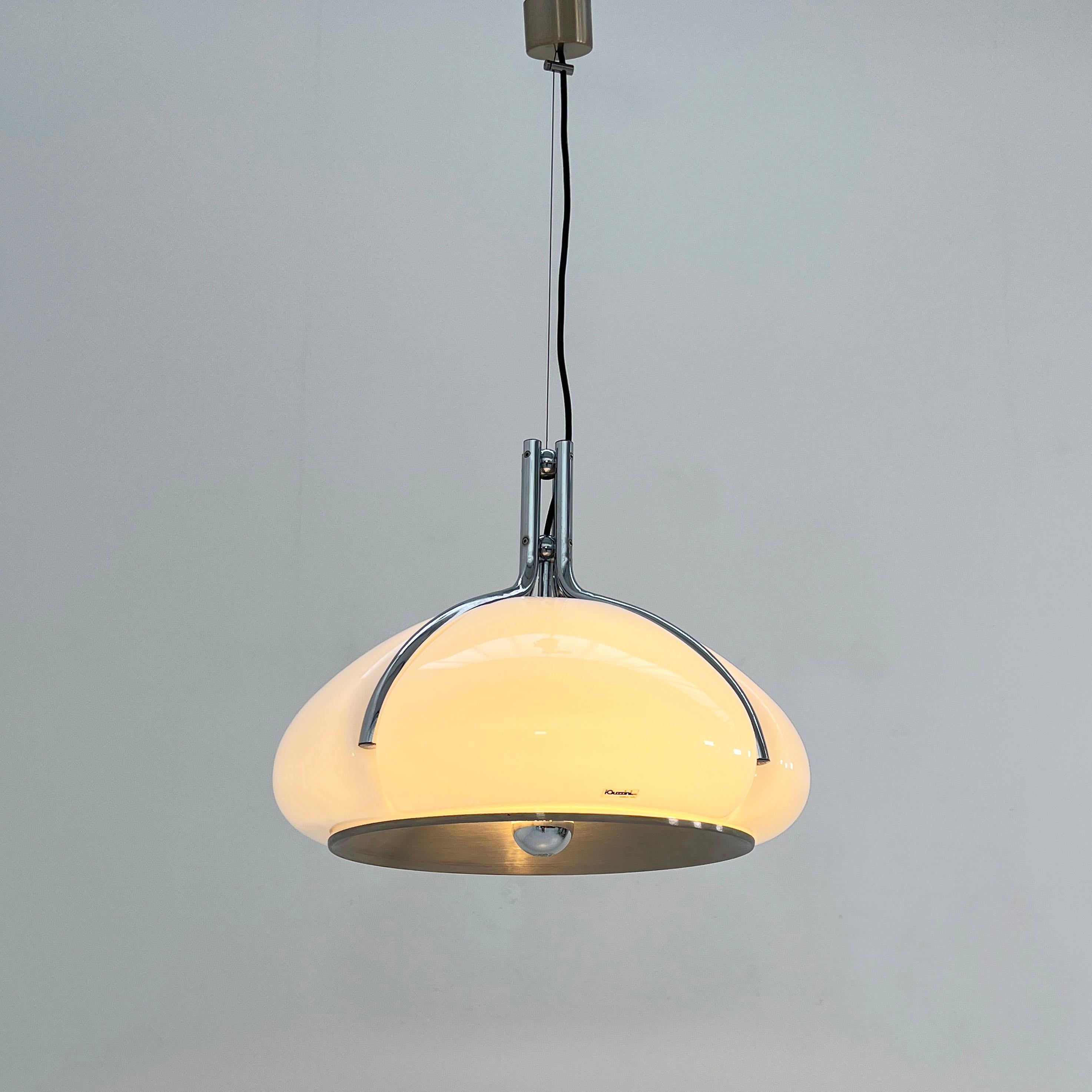 Metal Quadrifoglio Pendant Lamp by Studio 6G for Harvey Guzzini, 1970s