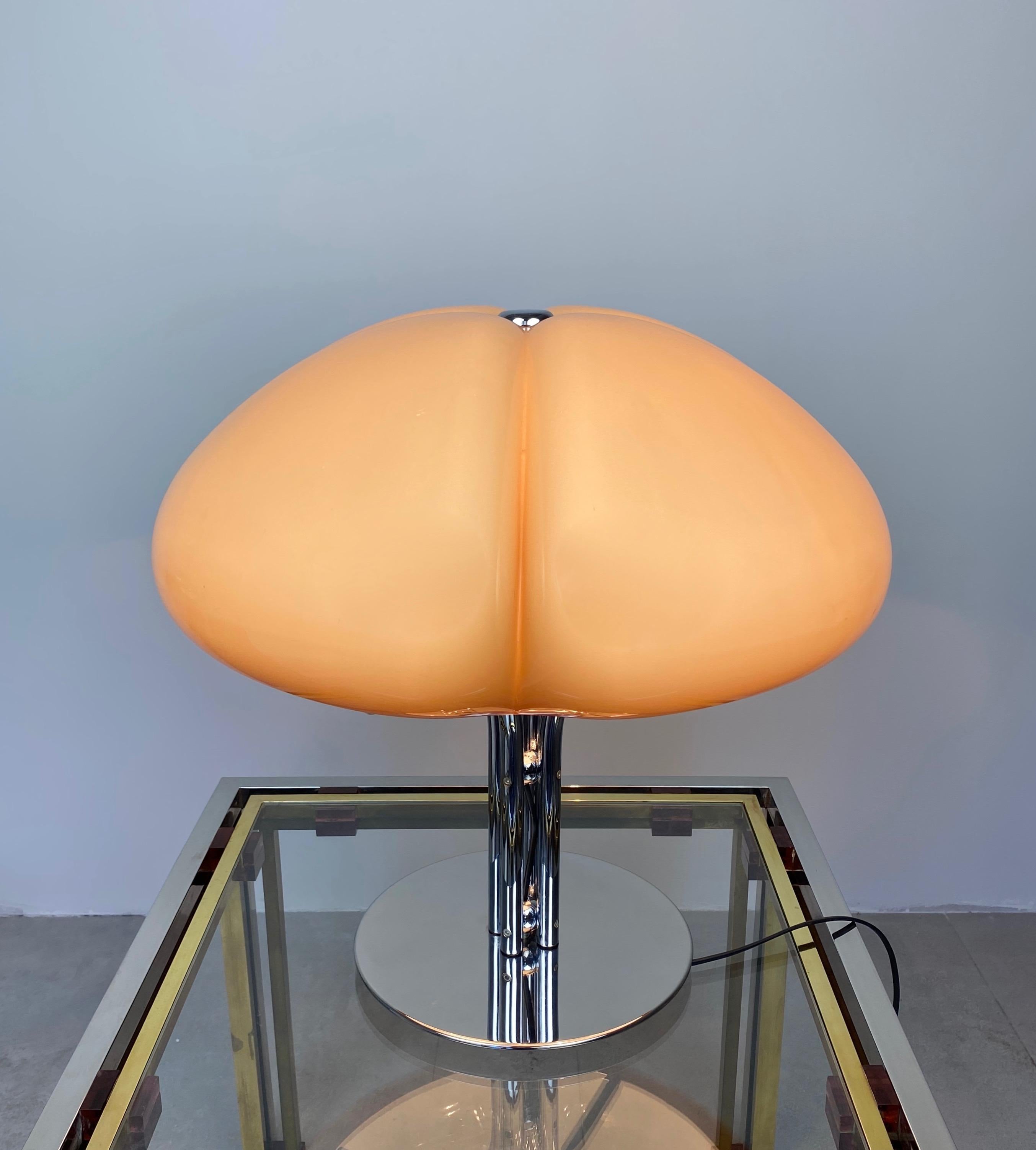 Métal Lampe de table Quadrifoglio par Gae Aulenti pour Harvey Guzzini:: Italie:: 1970