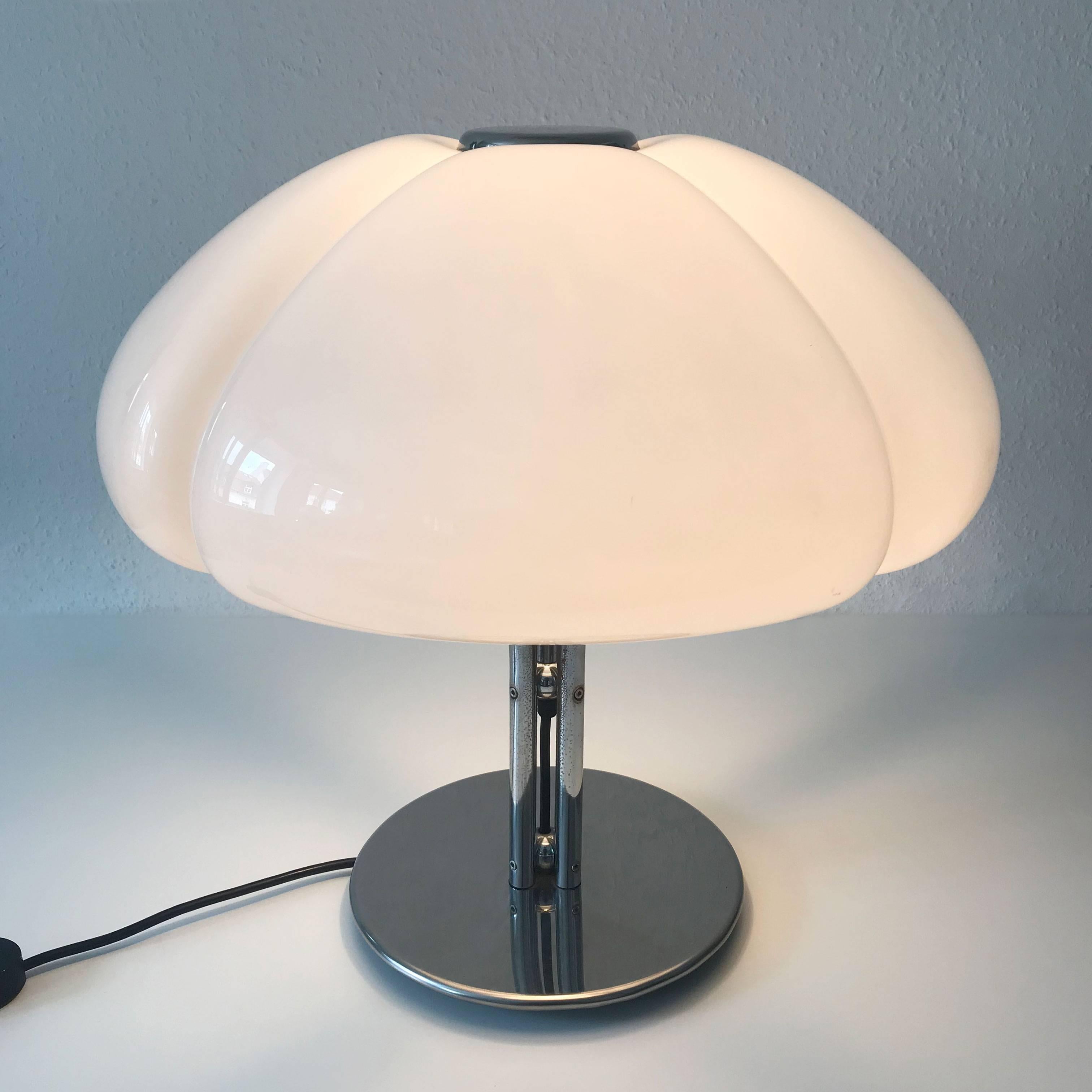 Lampe de table Quadrifoglio de Gae Aulenti pour Harvey Luce:: 1968:: Italie 2