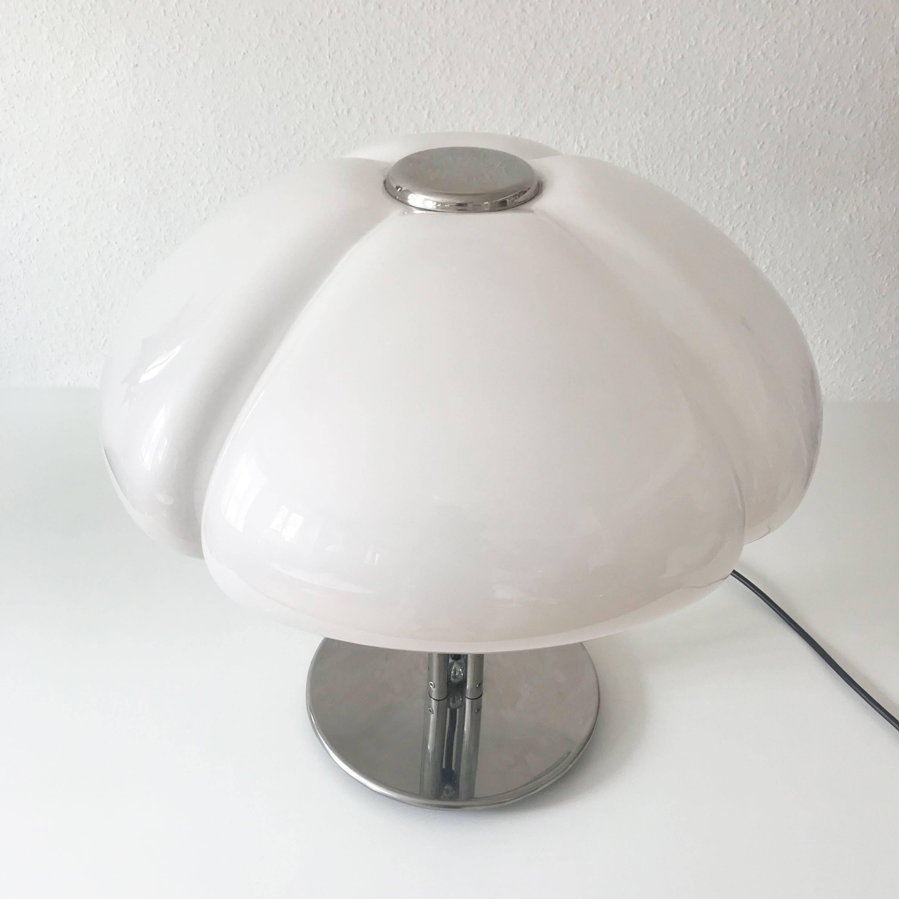 Lampe de table Quadrifoglio de Gae Aulenti pour Harvey Luce:: 1968:: Italie 3