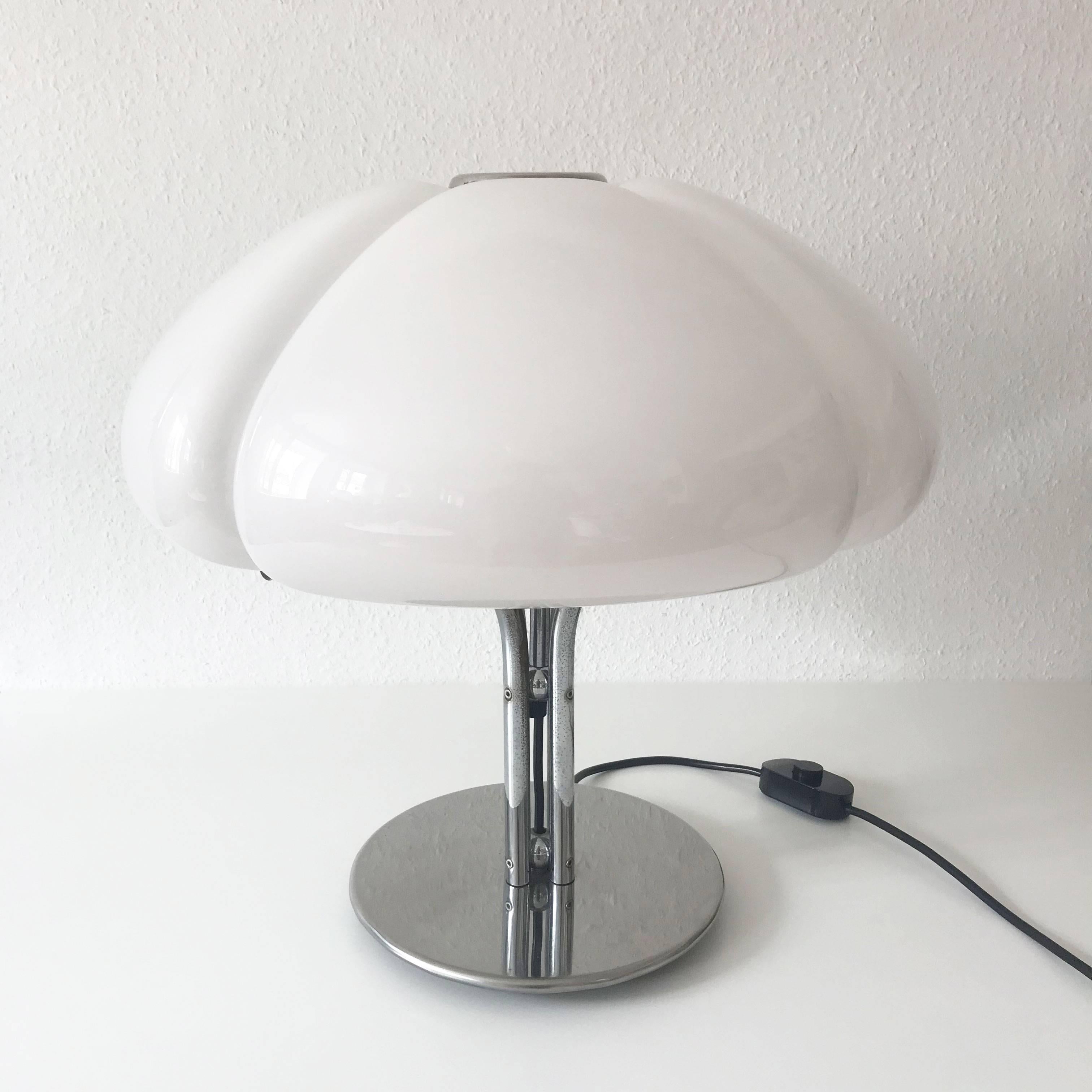 Lampe de table Quadrifoglio de Gae Aulenti pour Harvey Luce:: 1968:: Italie 4