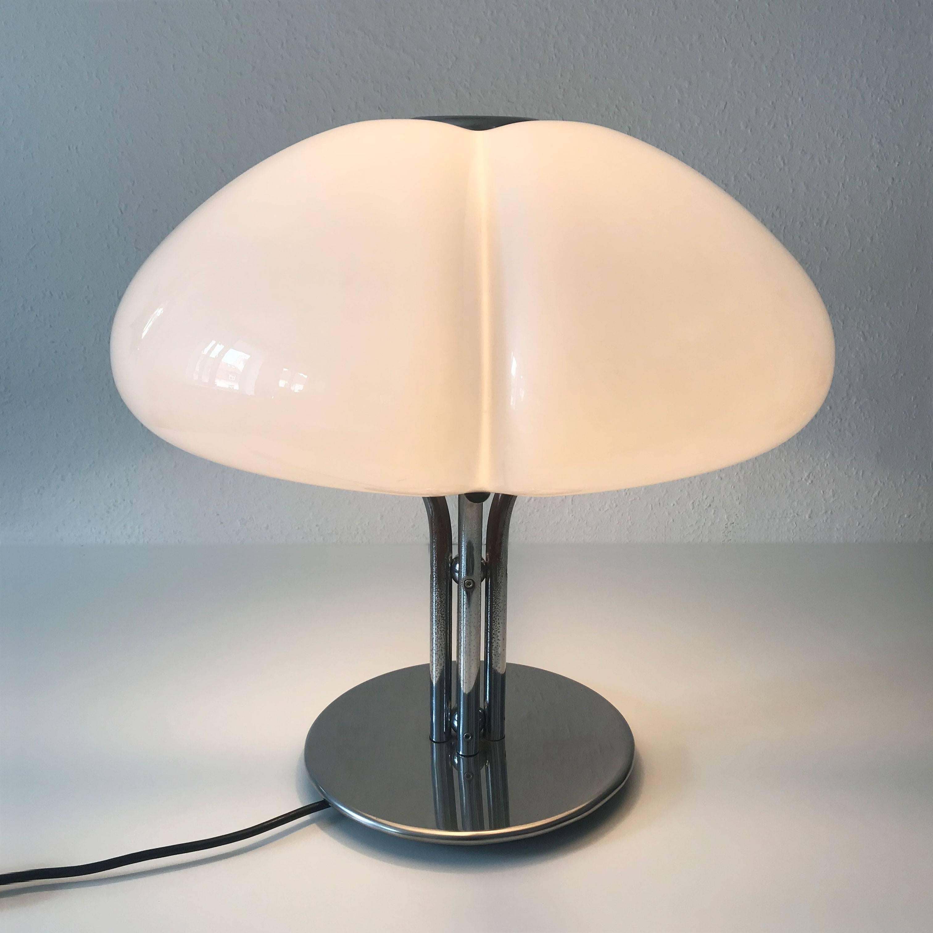 Lampe de table Quadrifoglio de Gae Aulenti pour Harvey Luce:: 1968:: Italie 5