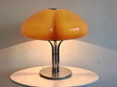 Quadrifoglio Table Lamp in brown acrylic by Harvey Guzzini, Yugoslavia 1970s