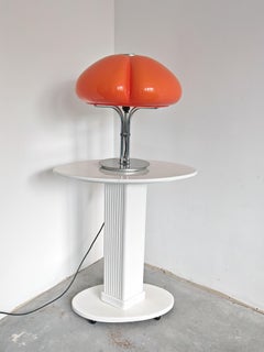 Quadrifoglio Table Lamp in orange acrylic by Harvey Guzzini, Yugoslavia 1970s