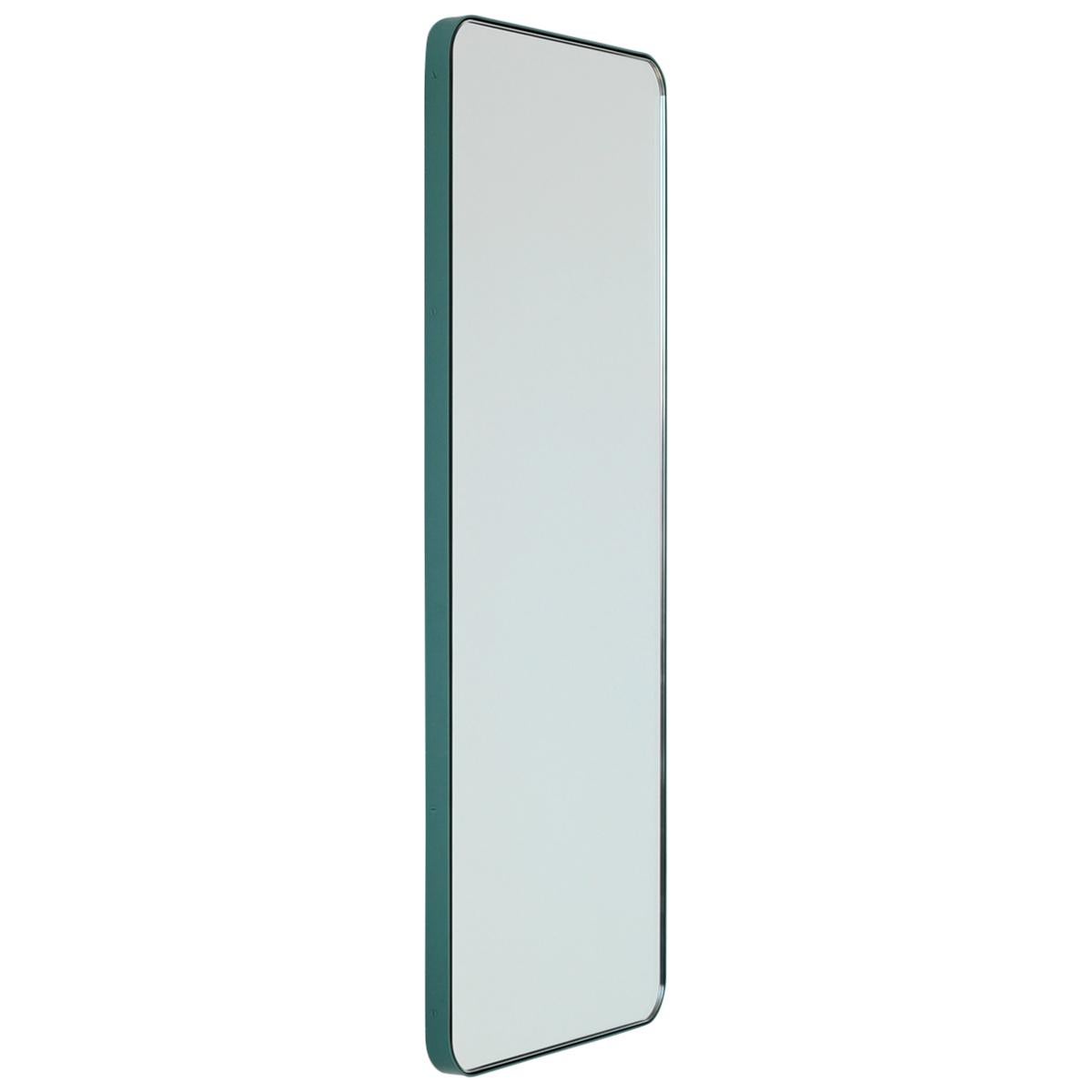 Large Rectangular Oyster Stick Mirror at 1stDibs