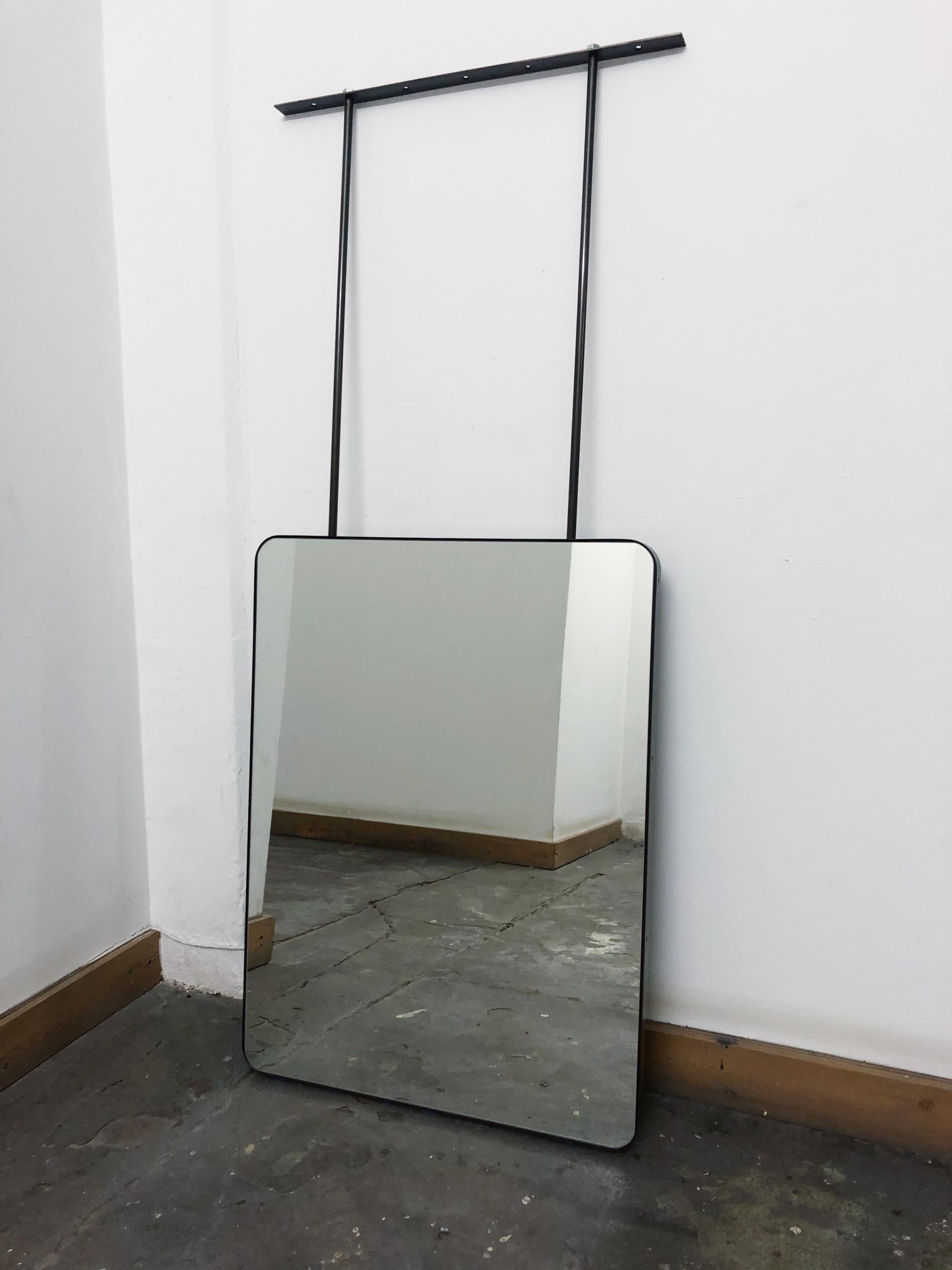 ceiling hung mirror
