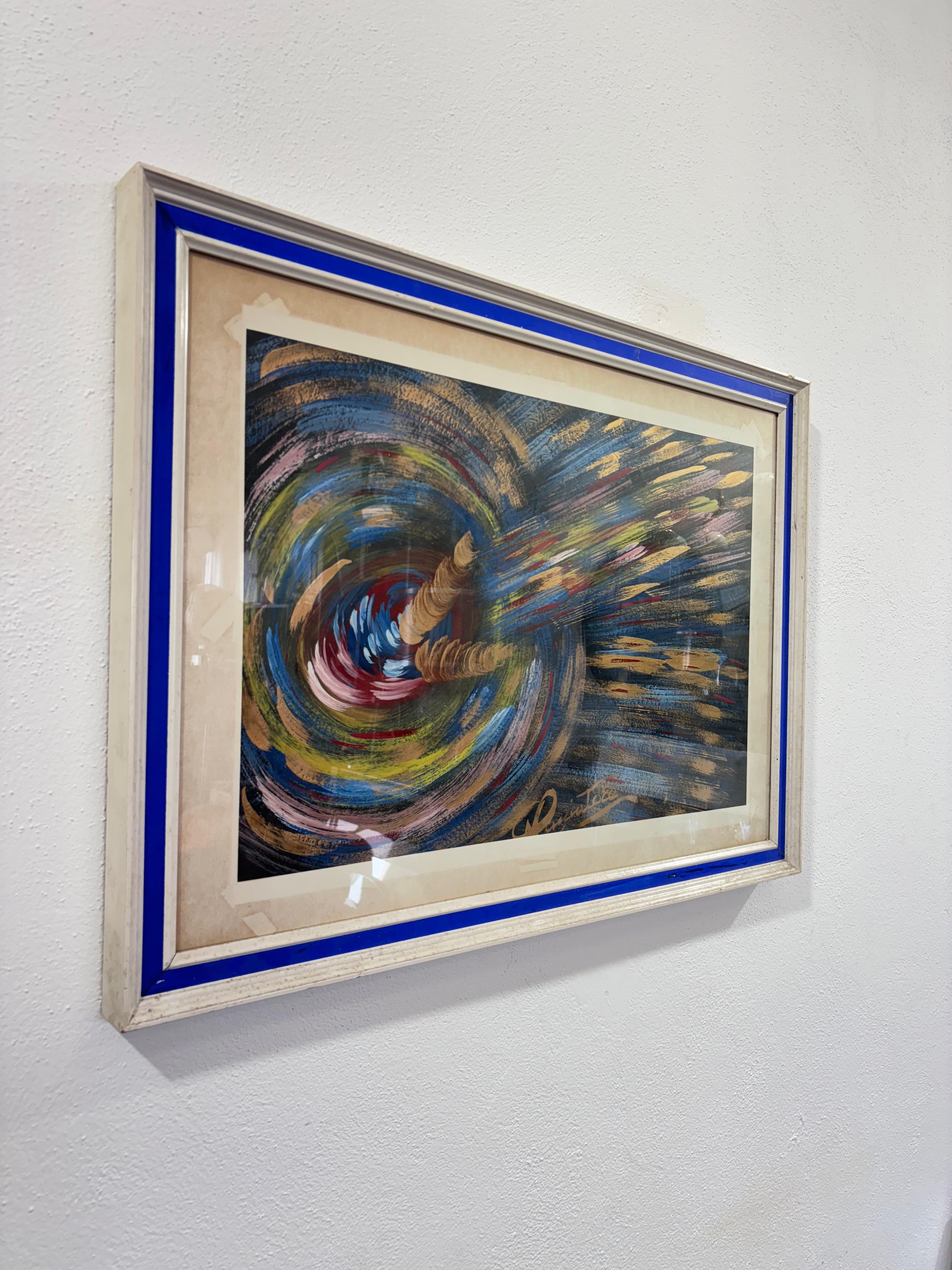 Quadro Astratto Dipinto Olio su Tela

Misure: 
Altezza 62 cm
Larghezza 85,5 cm

Olio su tela

In buone condizioni conservative, presenti segni del tempo dovuti all'utilizzo e all'età. (Vedi foto) 

Se hai bisogno di altre foto dettagliate non