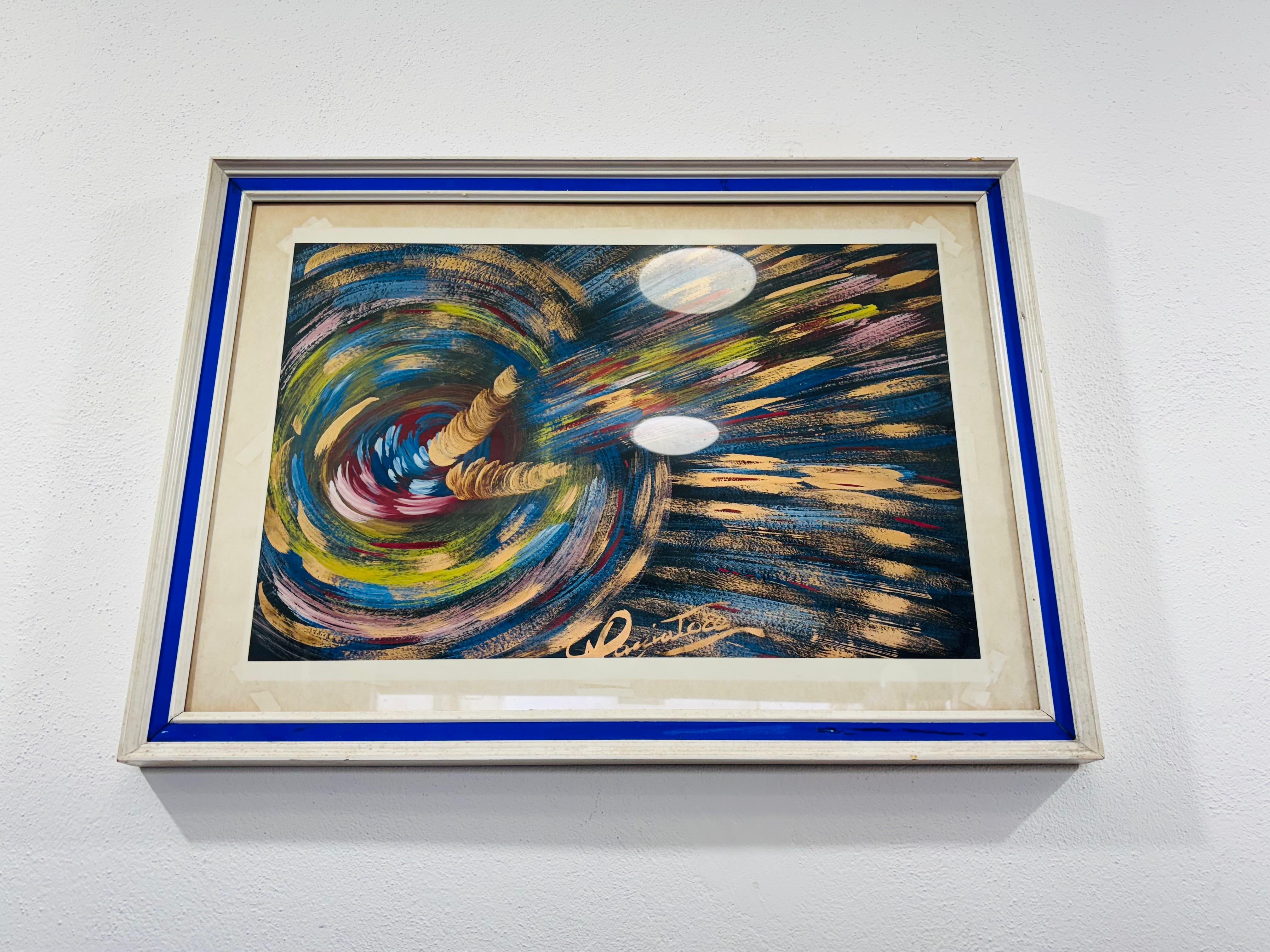 Quadro Astratto Dipinto Olio su Tela In condizioni buone in vendita a Taranto, IT