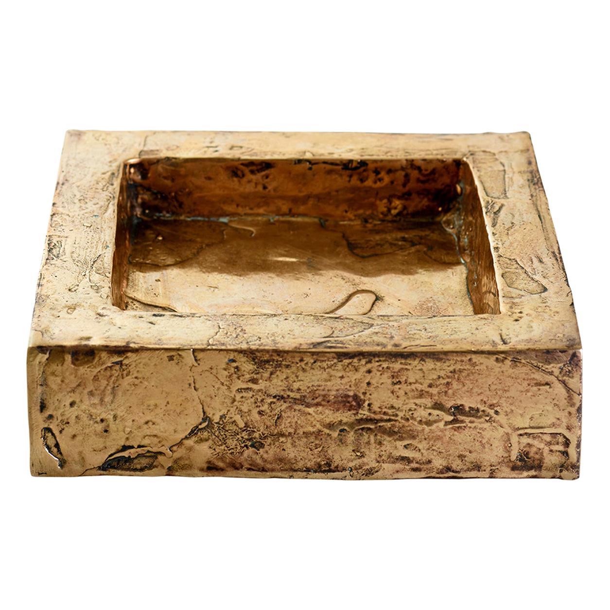 Quadro Bronze Ashtray