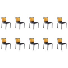 Chaises Quadro de Bruno Rey & Charles Polin pour Dietiker, Suisse, années 1980