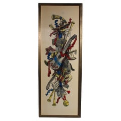 Gemälde aus der Serie Trophäen, Piero Fornasetti, 1970