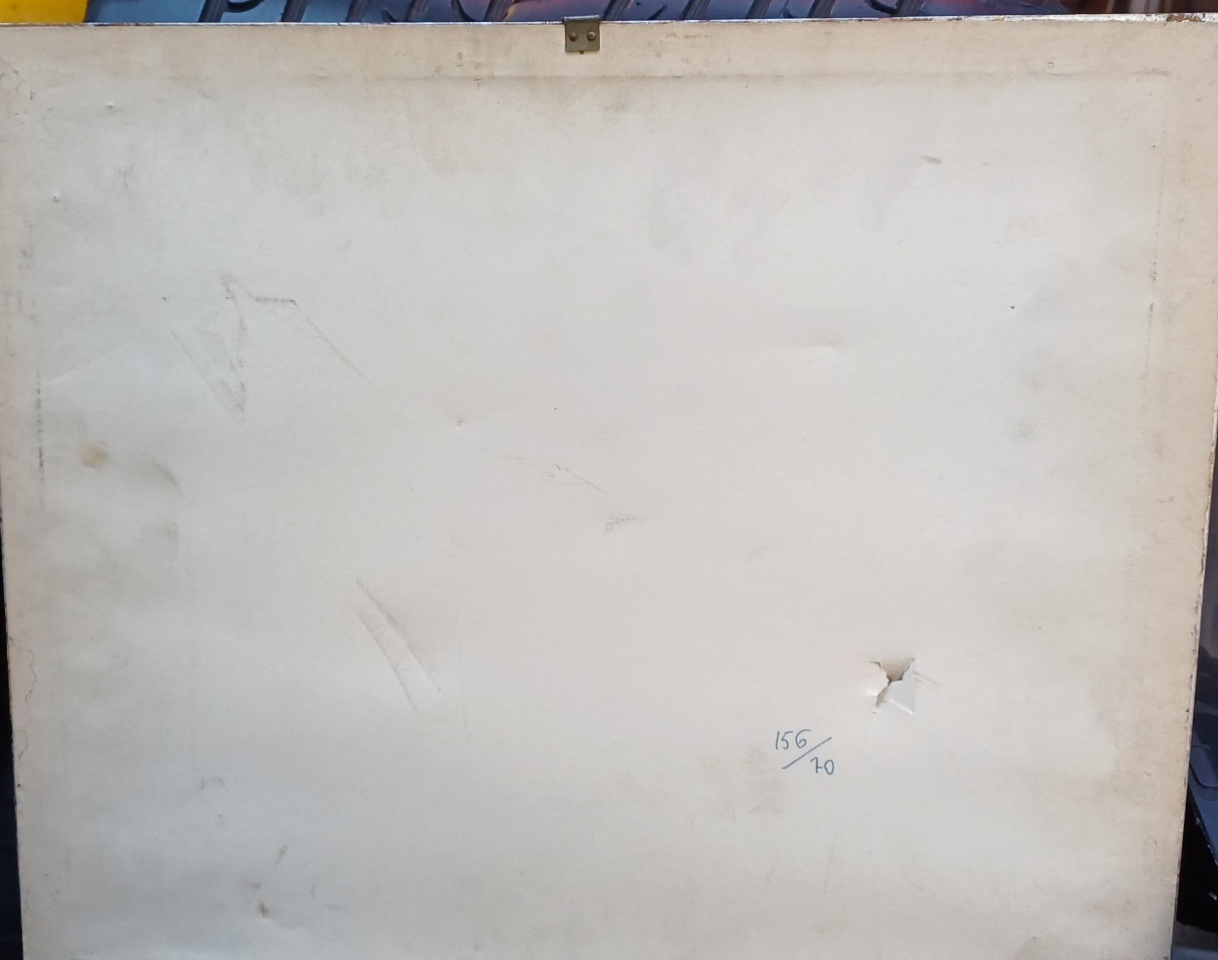 Mid-Century Modern Painting Giuseppe Riccardo Lanza  Turin Italy For Sale
