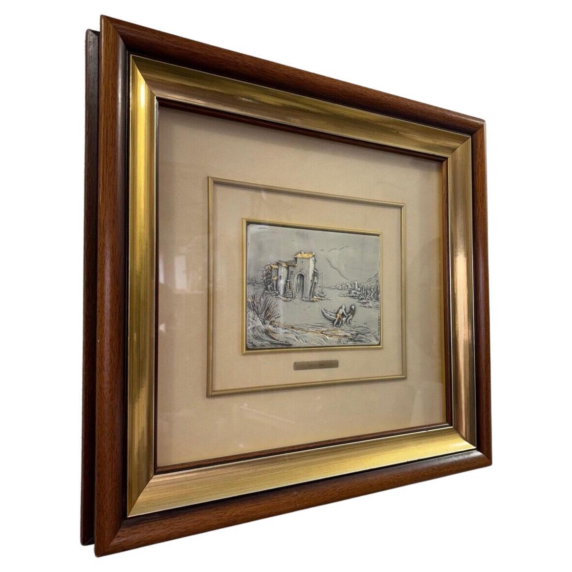 Pintura plateada en el río en venta
