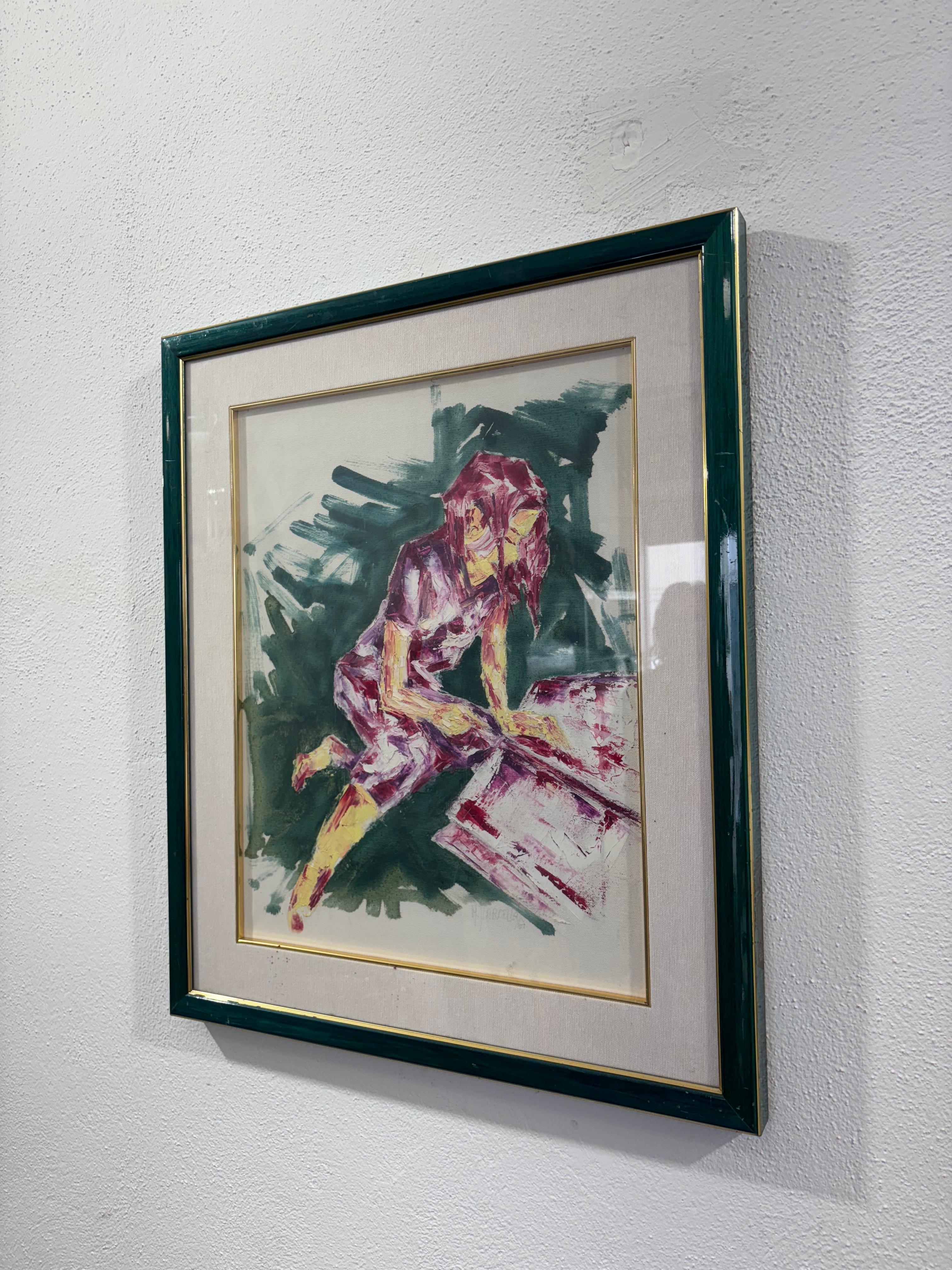 Quadro Maria Scarcella “La Rossa” 1967

Misure: 
Altezza 64 cm
Larghezza 54 cm

Olio su tela

In buone condizioni conservative, presenti segni del tempo dovuti all’utilizzo e all’età. (Vedi foto) 

Se necessitate di altre foto dettagliate non