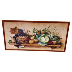 Quadro Mensola con Ortaggi N.Cajati