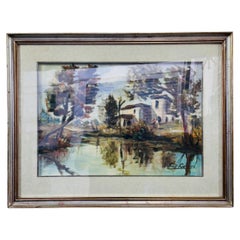 Quadro Paesaggio C.Di Carlo 1980