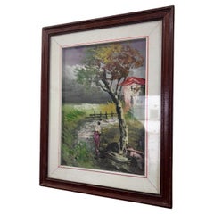 Painting Countryside Landscape Oil on Canvas