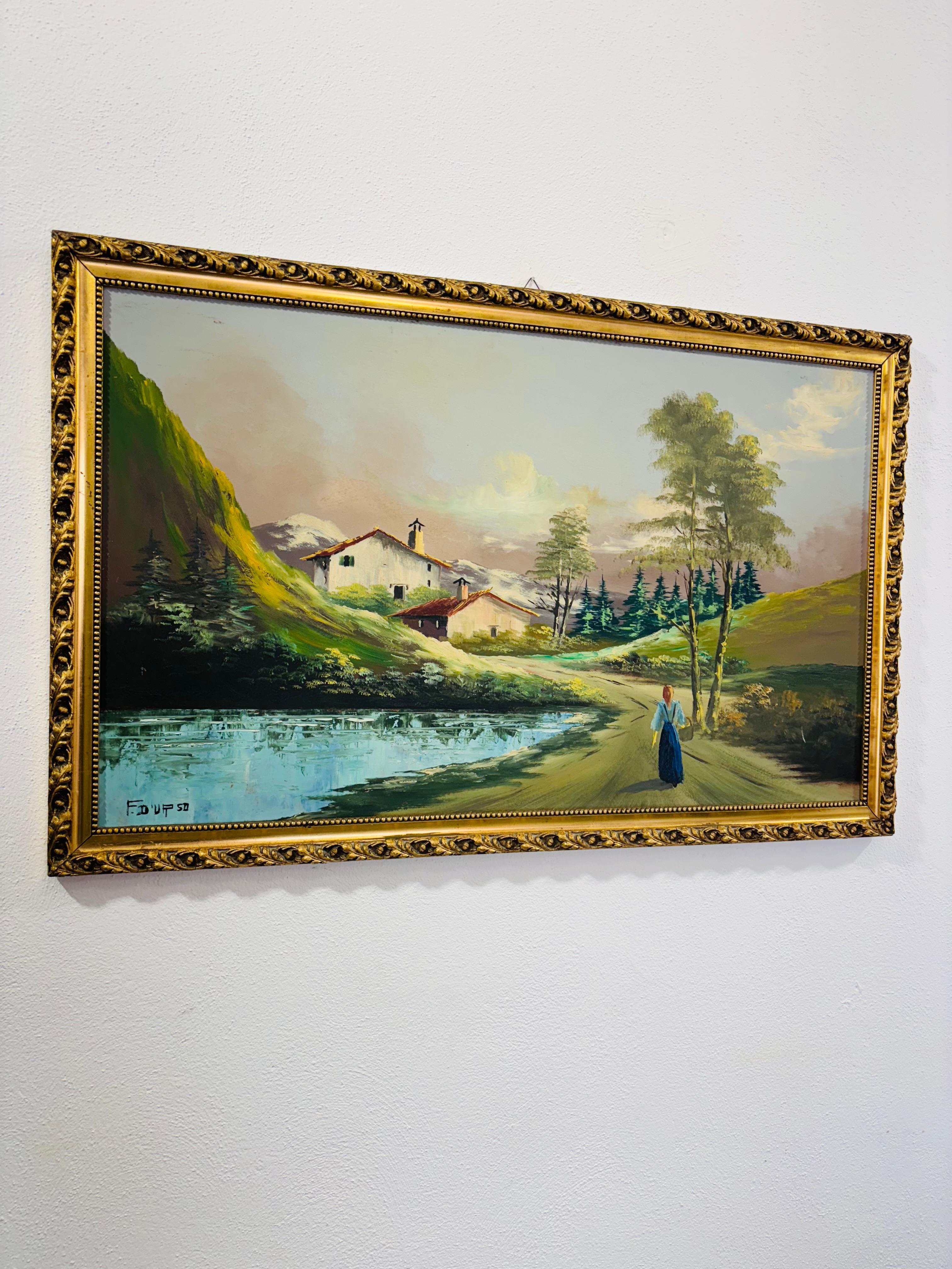 Franco D'Urso 1970 Peinture de paysage

Mesures : 
Hauteur 69 cm
Largeur 110 cm

Technique mixte sur bois

En bon état de conservation, des signes d'utilisation et d'âge sont présents. (Voir photo) 

Si vous souhaitez des photos plus détaillées,