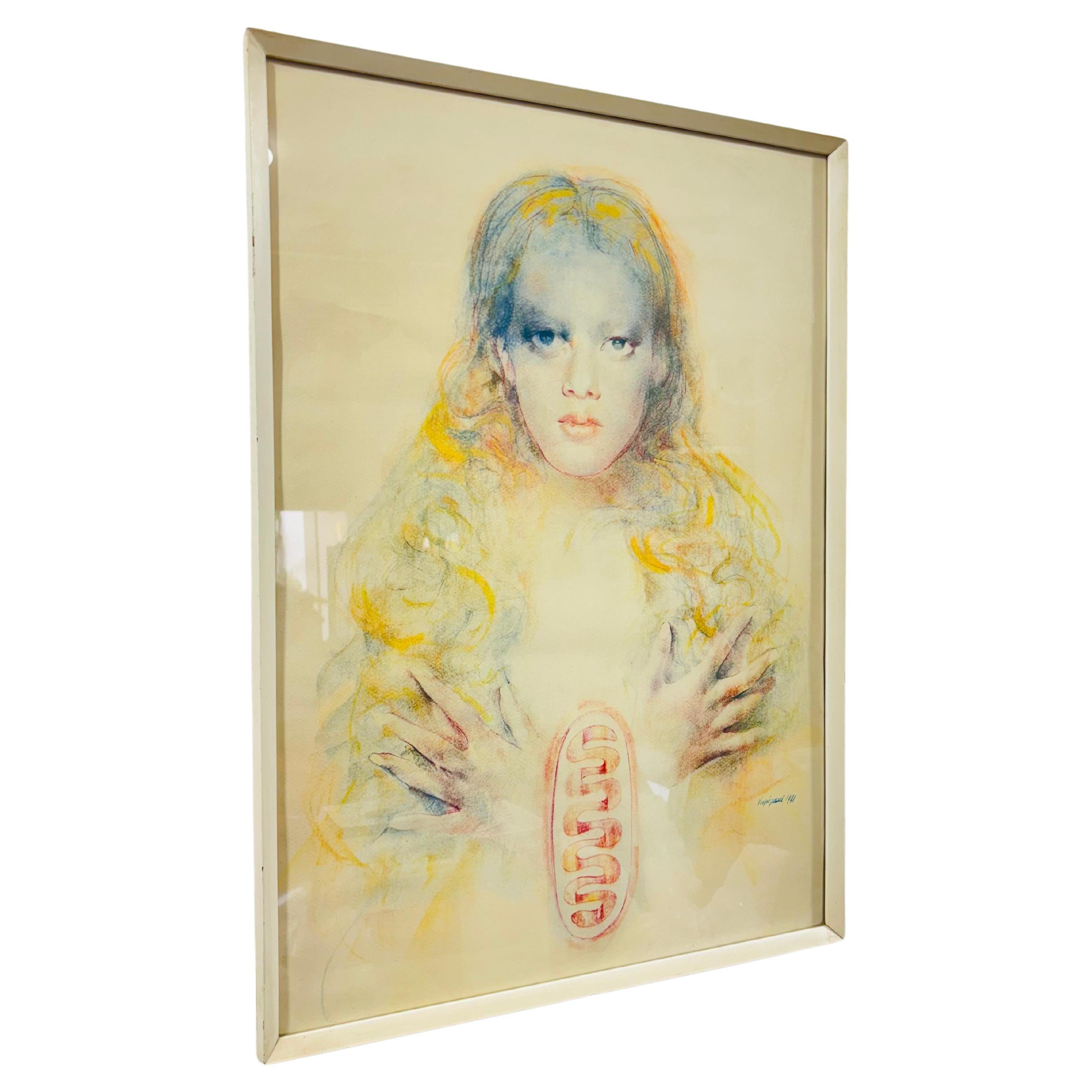 Quadro Renzo Vespignani 1991 in vendita