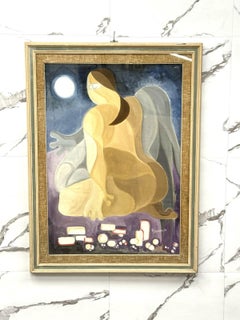 Tableau rétro Nu de femme inspiré de Picasso 1971